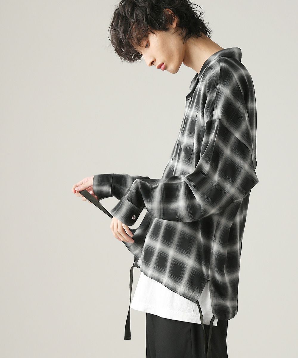 VICTIM]BIG RAYON CHECK SHIRTS | OPENING ACT