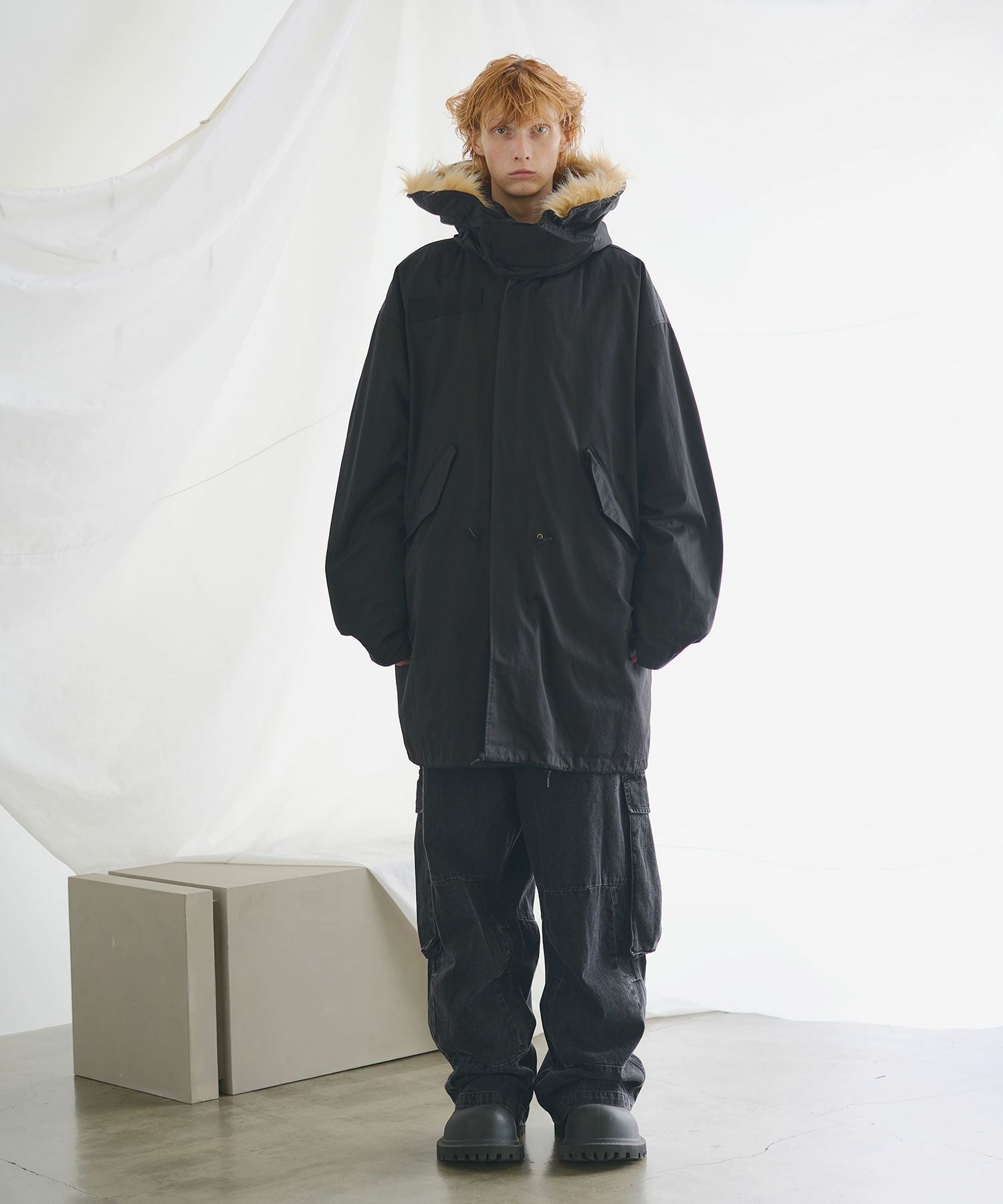ESCP VINTAGE] 【SET】M65 MODS BIG COAT＆ QUILTED BIG JACKET