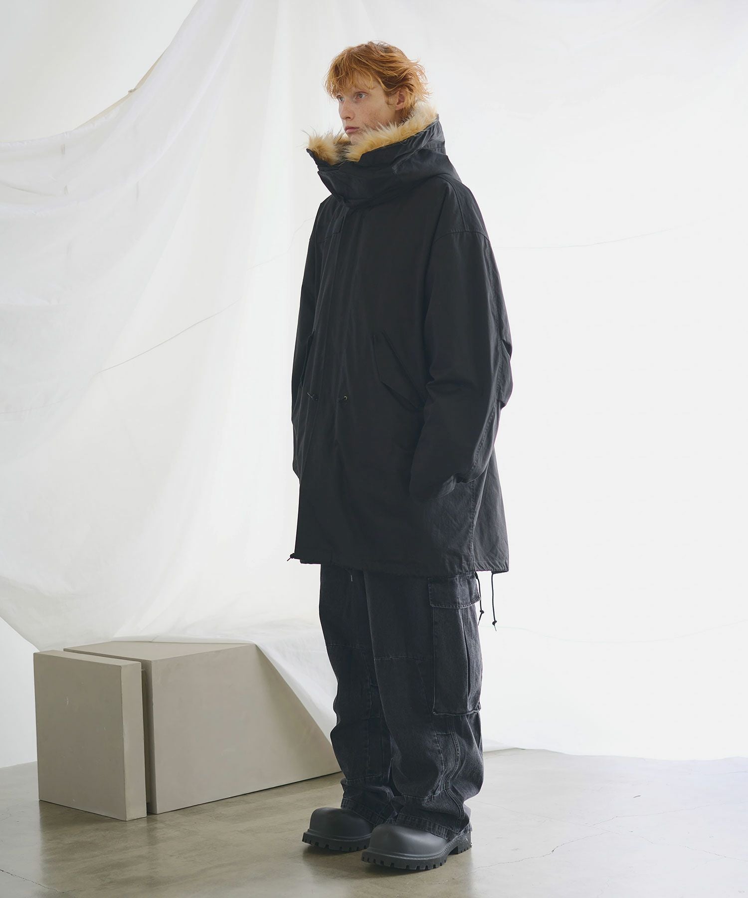 ESCP VINTAGE] 【SET】M65 MODS BIG COAT＆ QUILTED BIG JACKET