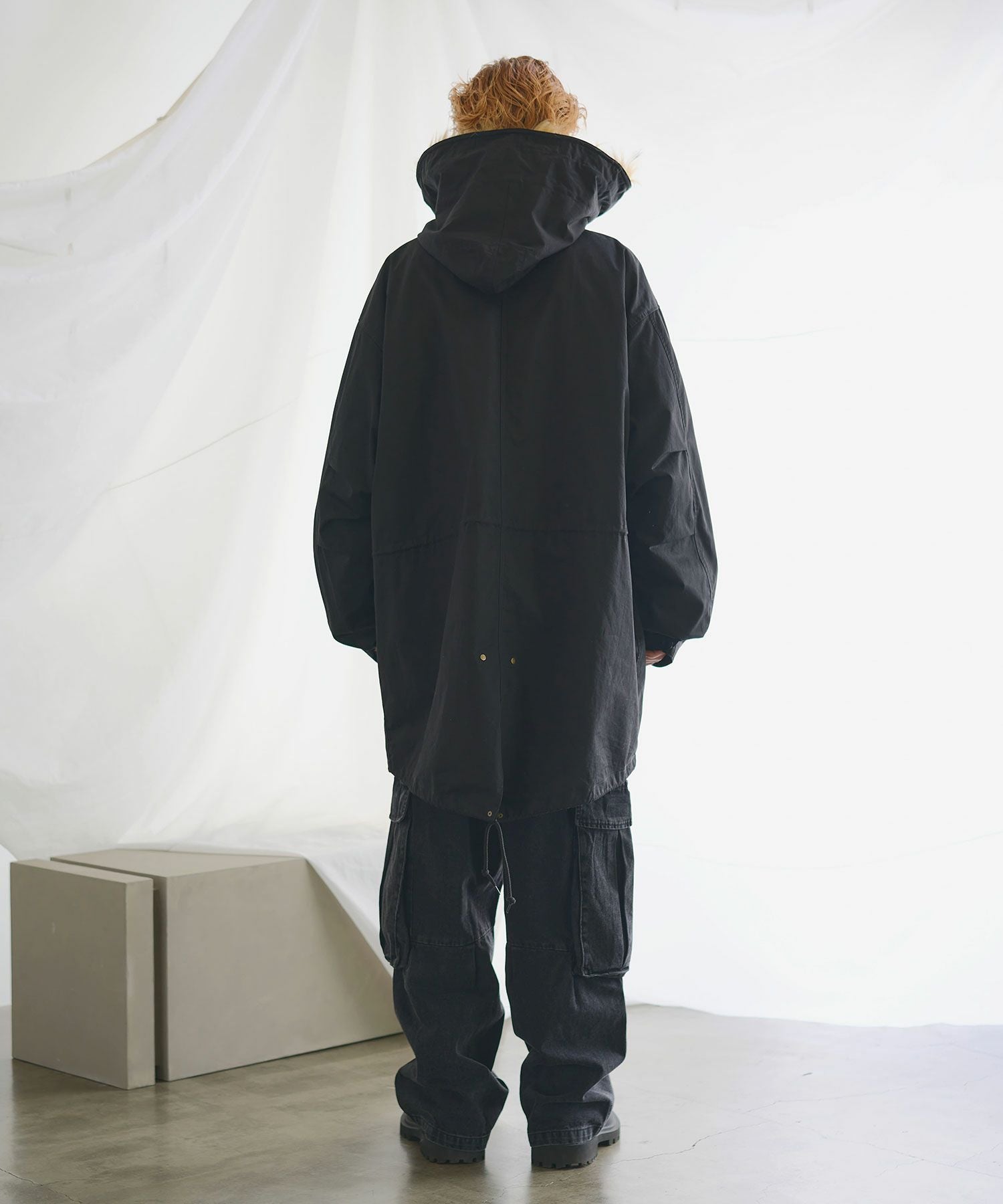 OPENING ACT M65インナージャケット付きミリタリーハーフモッズコート ESCP VINTAGE] 【SET】M65 MODS BIG COAT＆ QUILTED BIG JACKET