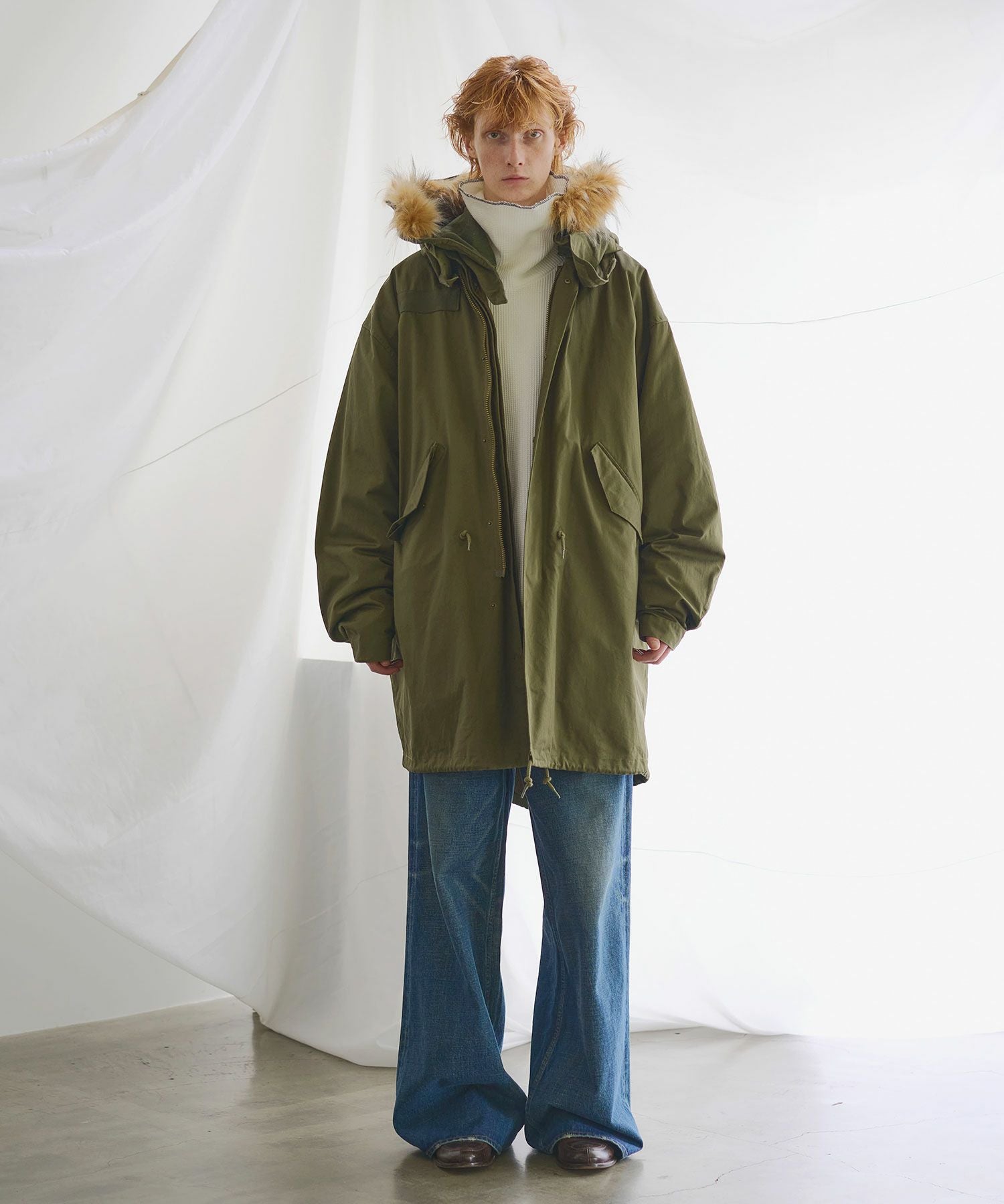 ESCP VINTAGE] 【SET】M65 MODS BIG COAT＆ QUILTED BIG JACKET