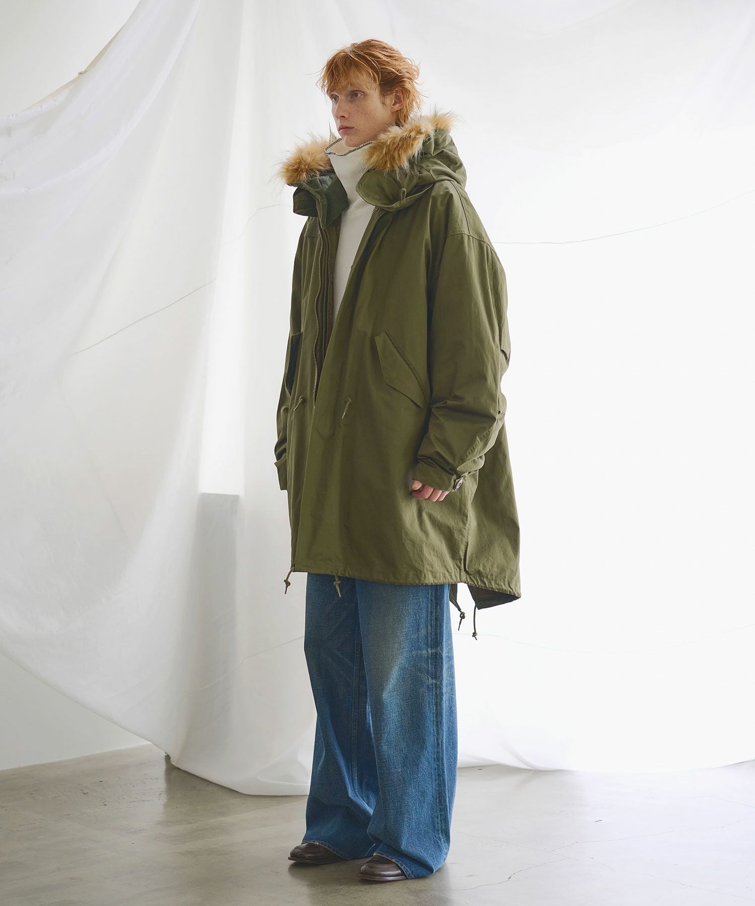 ESCP VINTAGE] 【SET】M65 MODS BIG COAT＆ QUILTED BIG JACKET