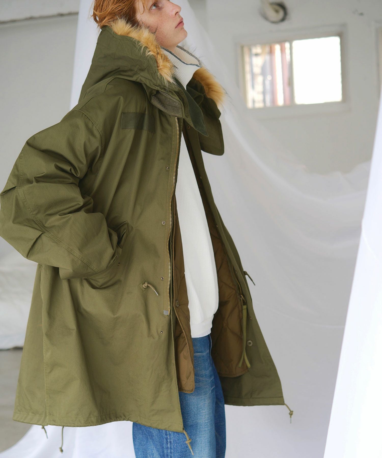 ESCP VINTAGE] 【SET】M65 MODS BIG COAT＆ QUILTED BIG JACKET