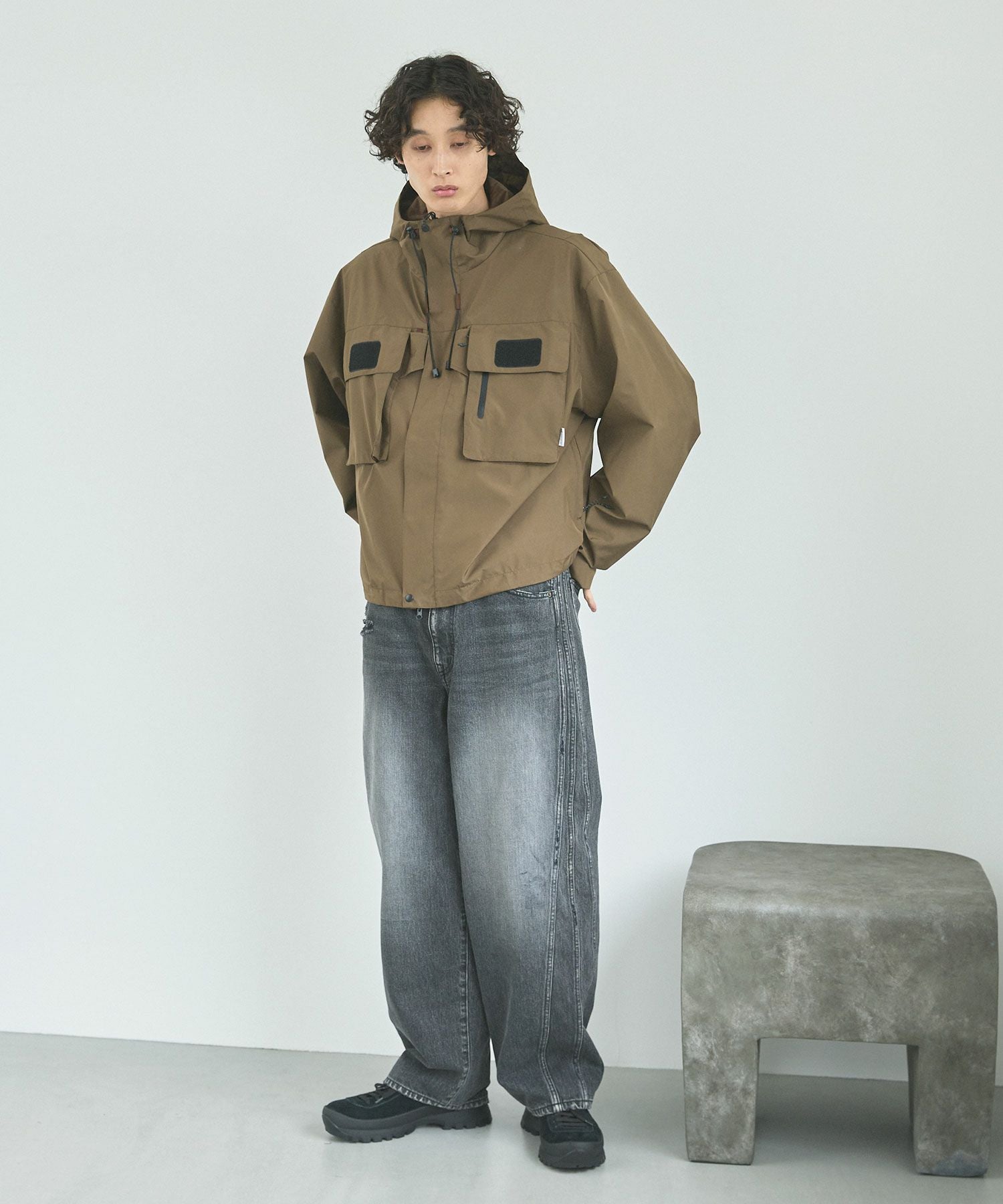 ROTOL×OPENING ACT] Exclusive-TRIPLE SEAMS 6P DENIM BLACKUSED