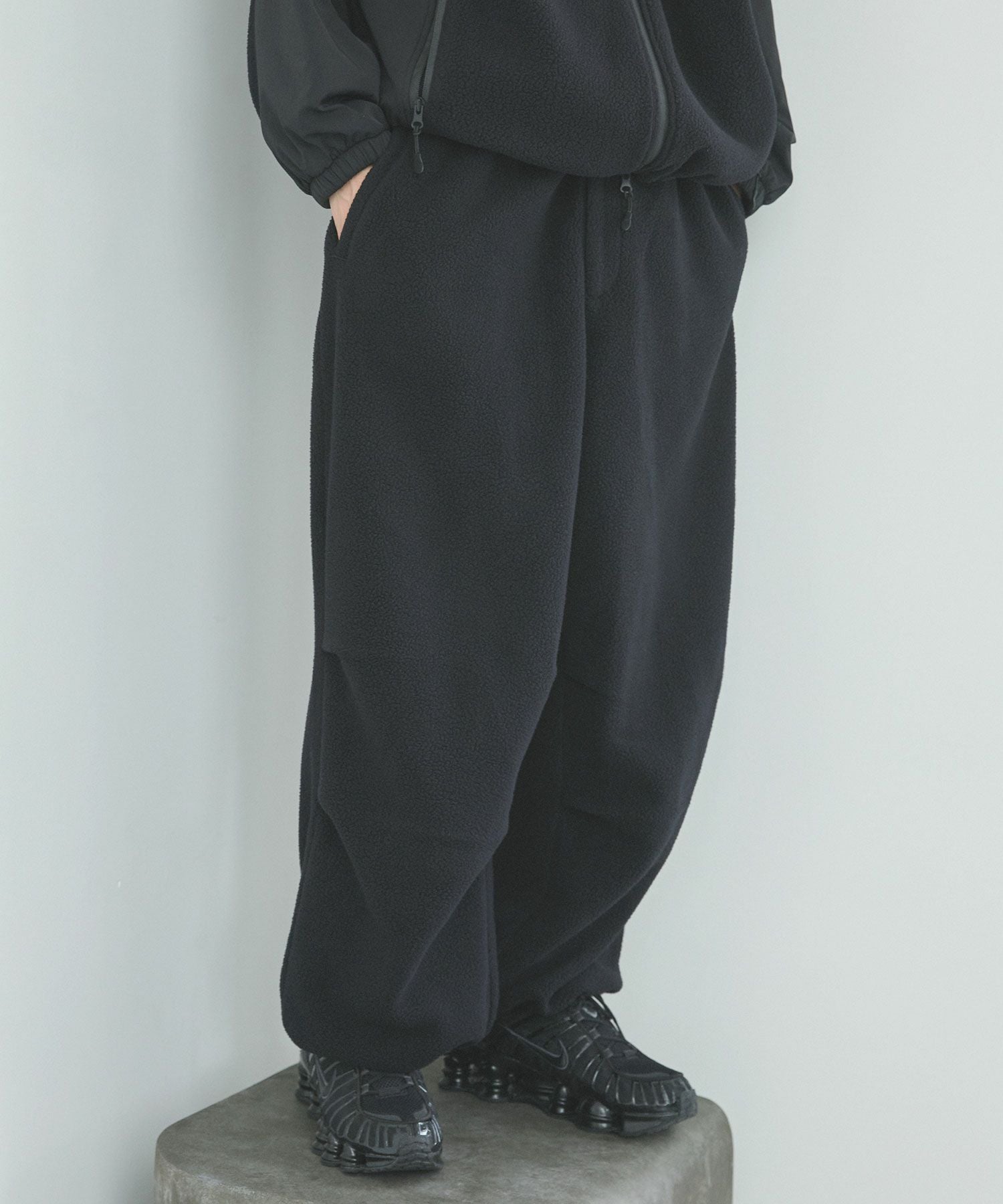BURTON WESTMATE ポーラーテックフリースプルオーバー パンツセット Polartec × OPENING ACT] Polartecフリースワイドオーバーパンツ