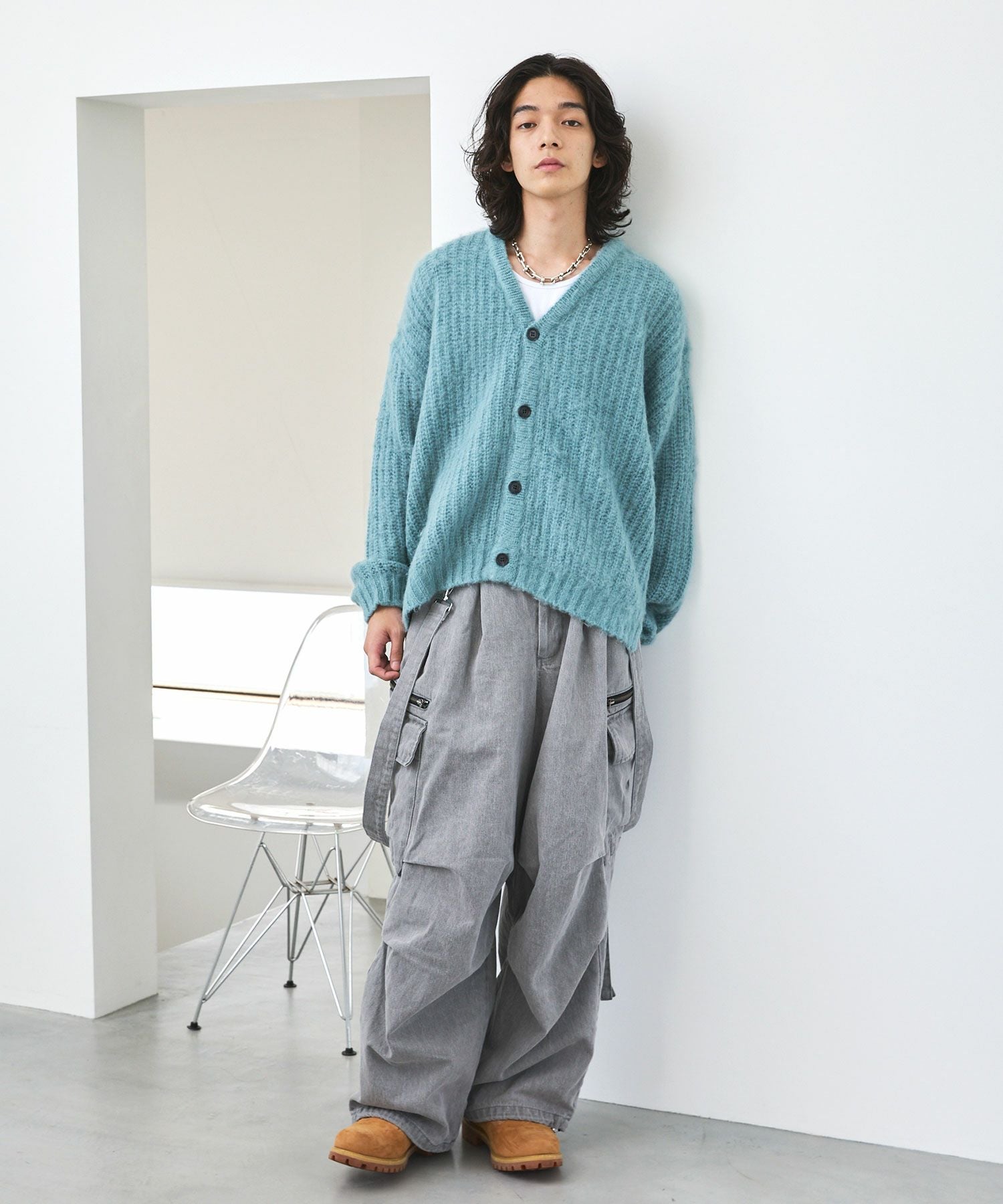 【nowos】20AW  モヘアMIXカーディガン nowos】20AW モヘアMIXカーディガン | ヤマダウェブコム