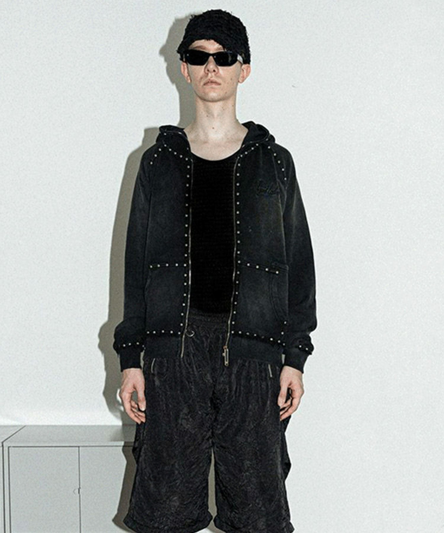 A Good Bad Influence] ORIGINAL STUDSED HOODIE | OPENING ACT