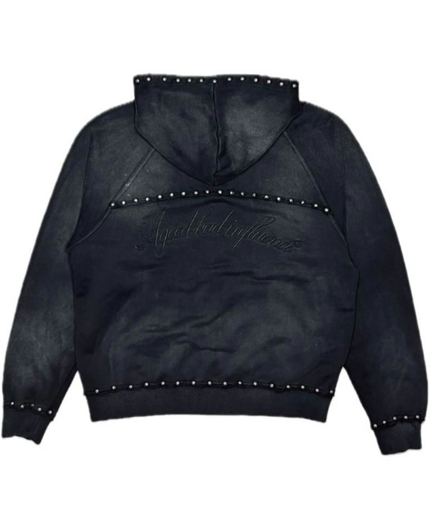 GQ2182◇a good bad influence スタッズパーカー L A Good Bad Influence] ORIGINAL STUDSED HOODIE | OPENING ACT