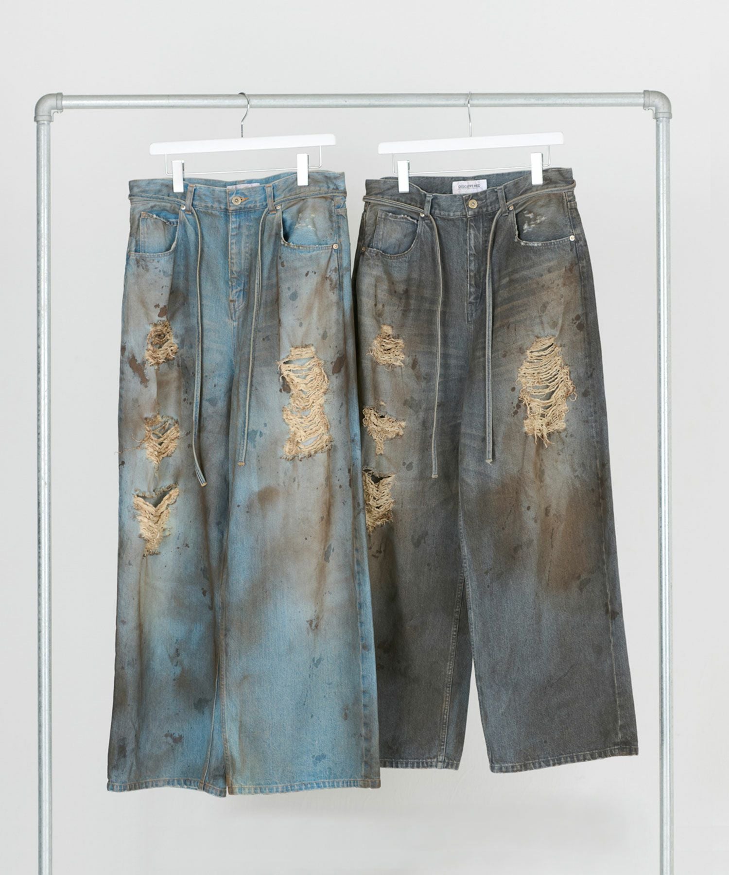 DISCOVERED] CRASH DENIM PANTS | OPENING ACT