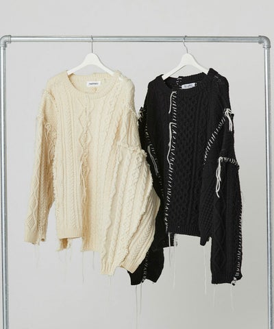 DISCOVERED] Nordic Collage Sweater 〓予約販売・9月頃お届け予定 