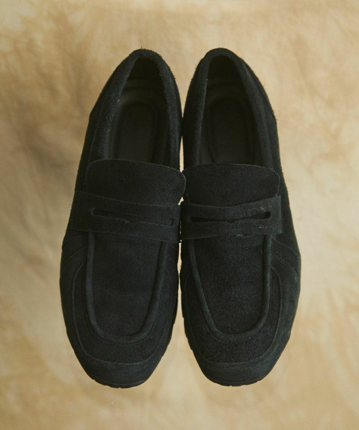 Vibram × OPENING ACT] ボリュームVIBRAMソールリアルレザースウェード