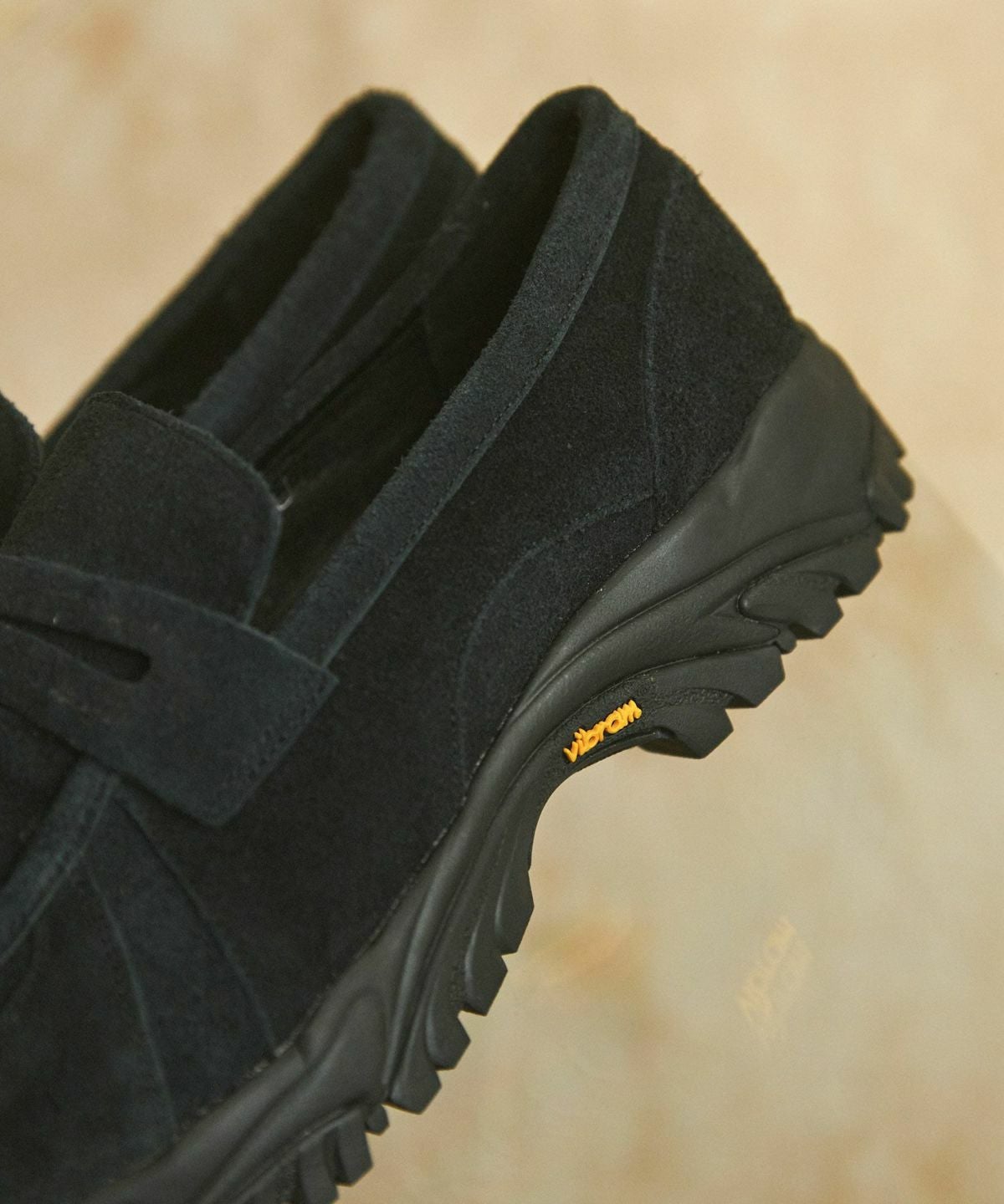 Vibram × OPENING ACT] ボリュームVIBRAMソールリアルレザースウェード
