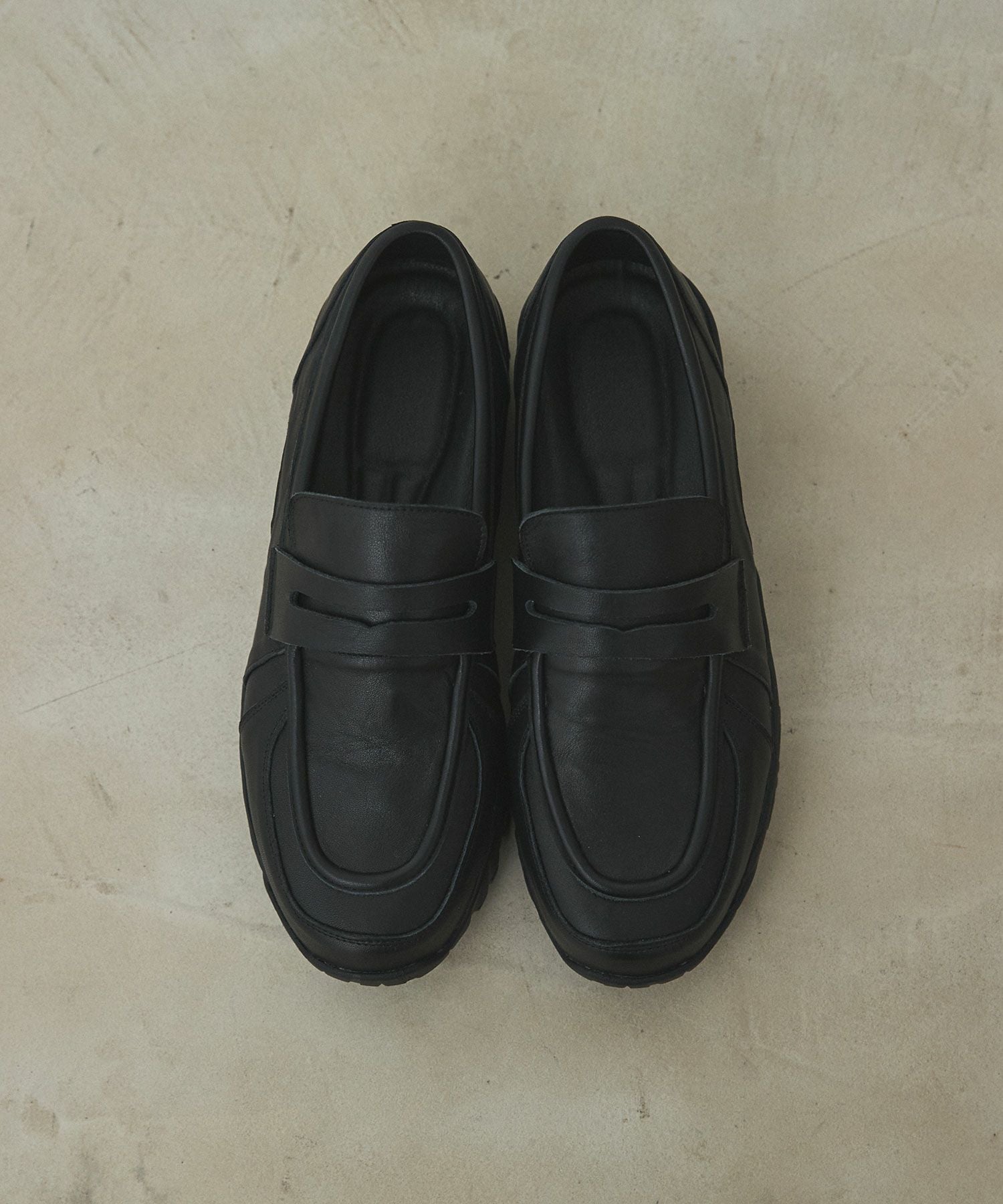 Vibram × OPENING ACT] ボリュームVIBRAMソールリアルレザースウェード