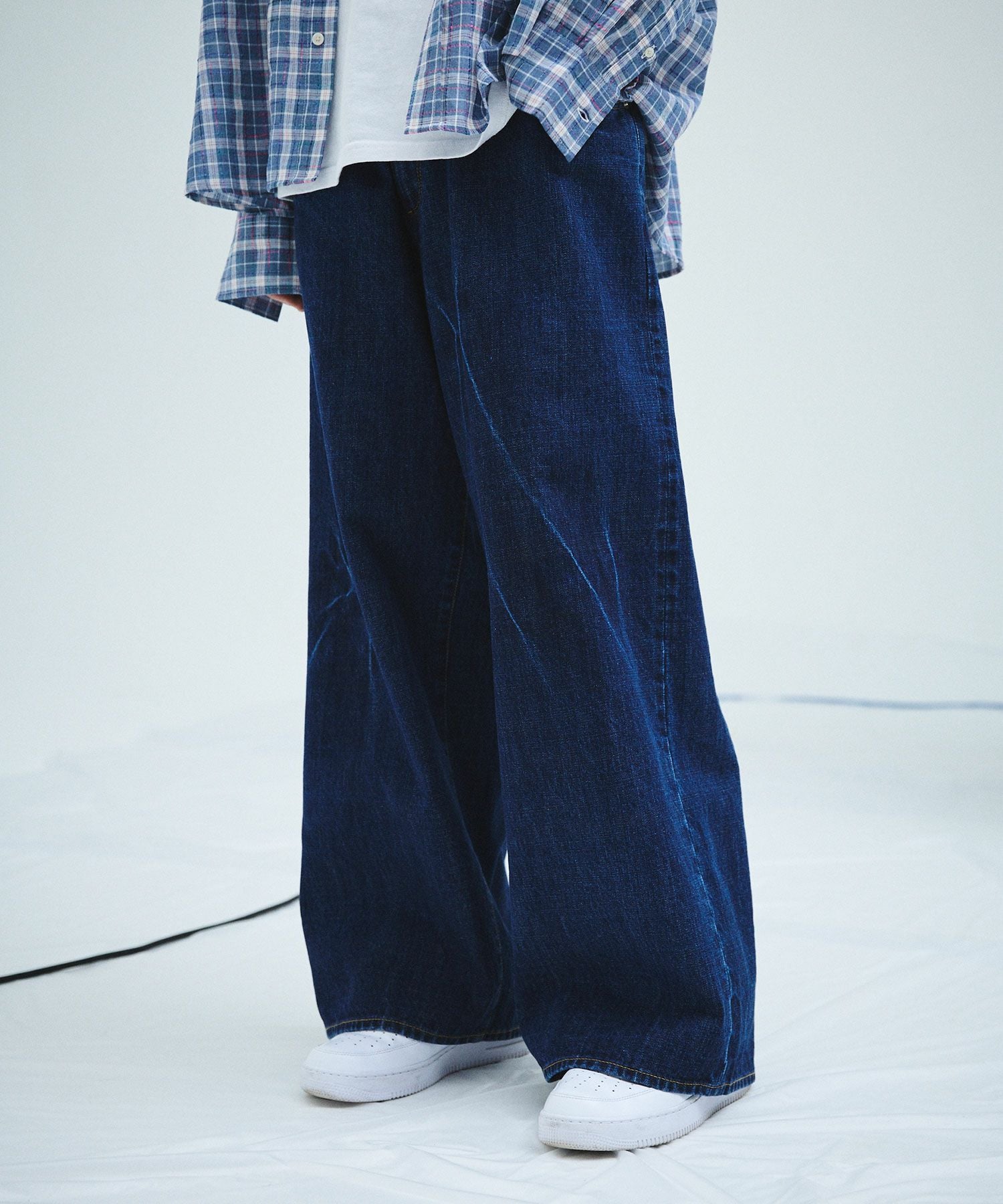OPENING ACT] MADE in JAPAN 90sメガワイドバギーセルビッチデニム