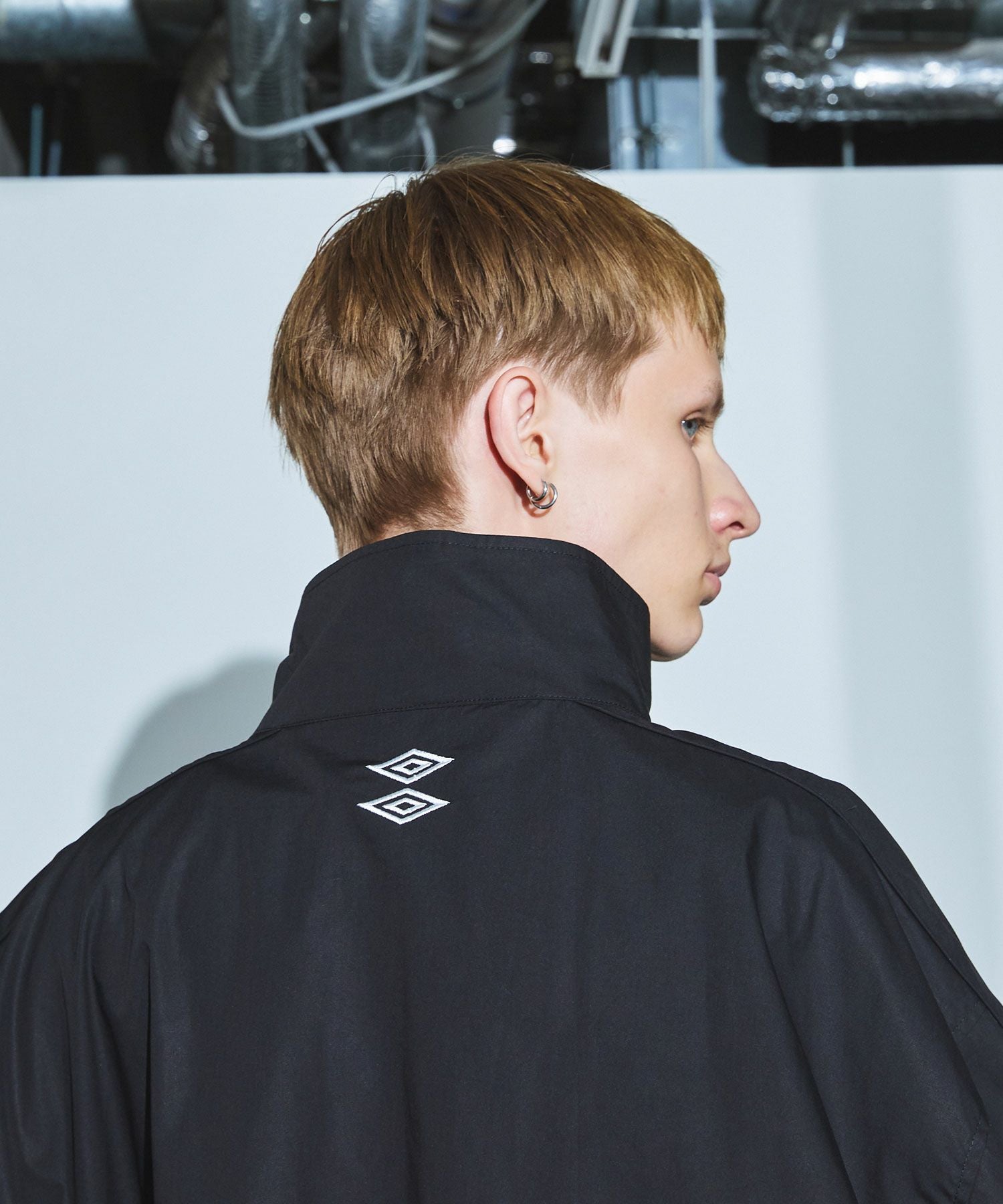 UMBRO×OPENING ACT トラックジャケット フェードブラック L UMBRO×OPENING ACT] Oversized Tracksuit Jacket | OPENING ACT