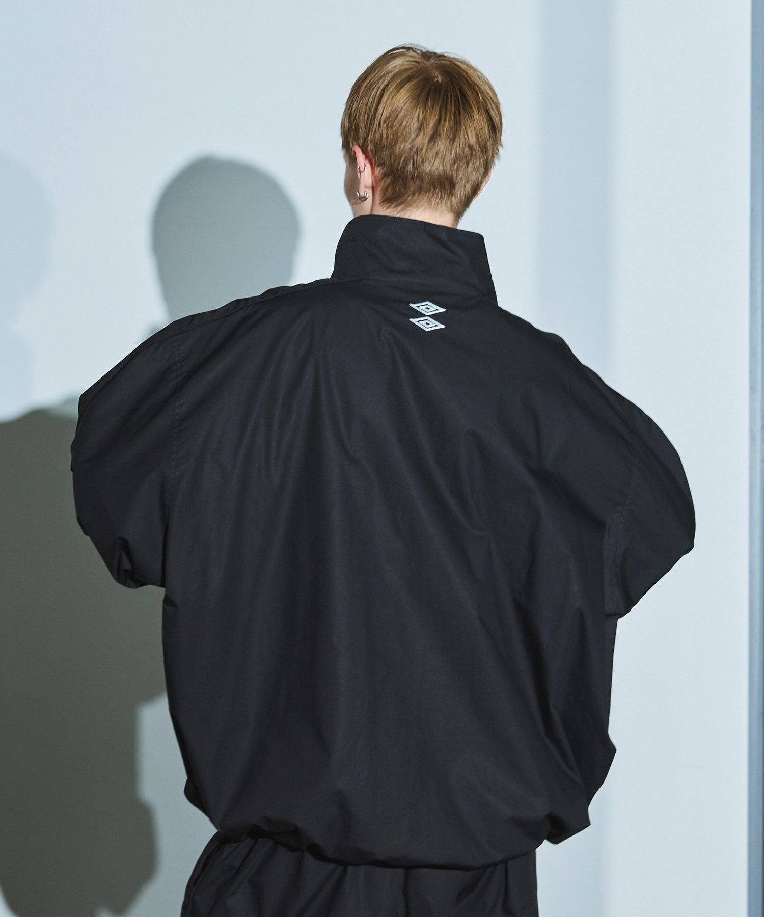 UMBRO×OPENING ACT トラックジャケット フェードブラック L UMBRO×OPENING ACT] Oversized Tracksuit Jacket | OPENING ACT