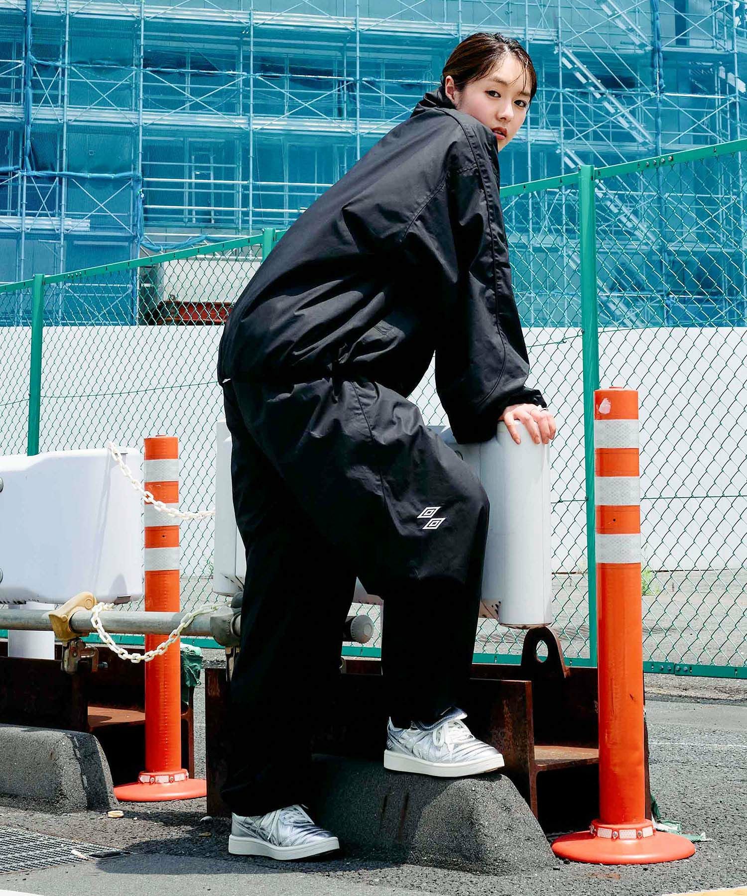 UMBRO×OPENING ACT トラックジャケット フェードブラック L UMBRO×OPENING ACT] Oversized Tracksuit Jacket | OPENING ACT