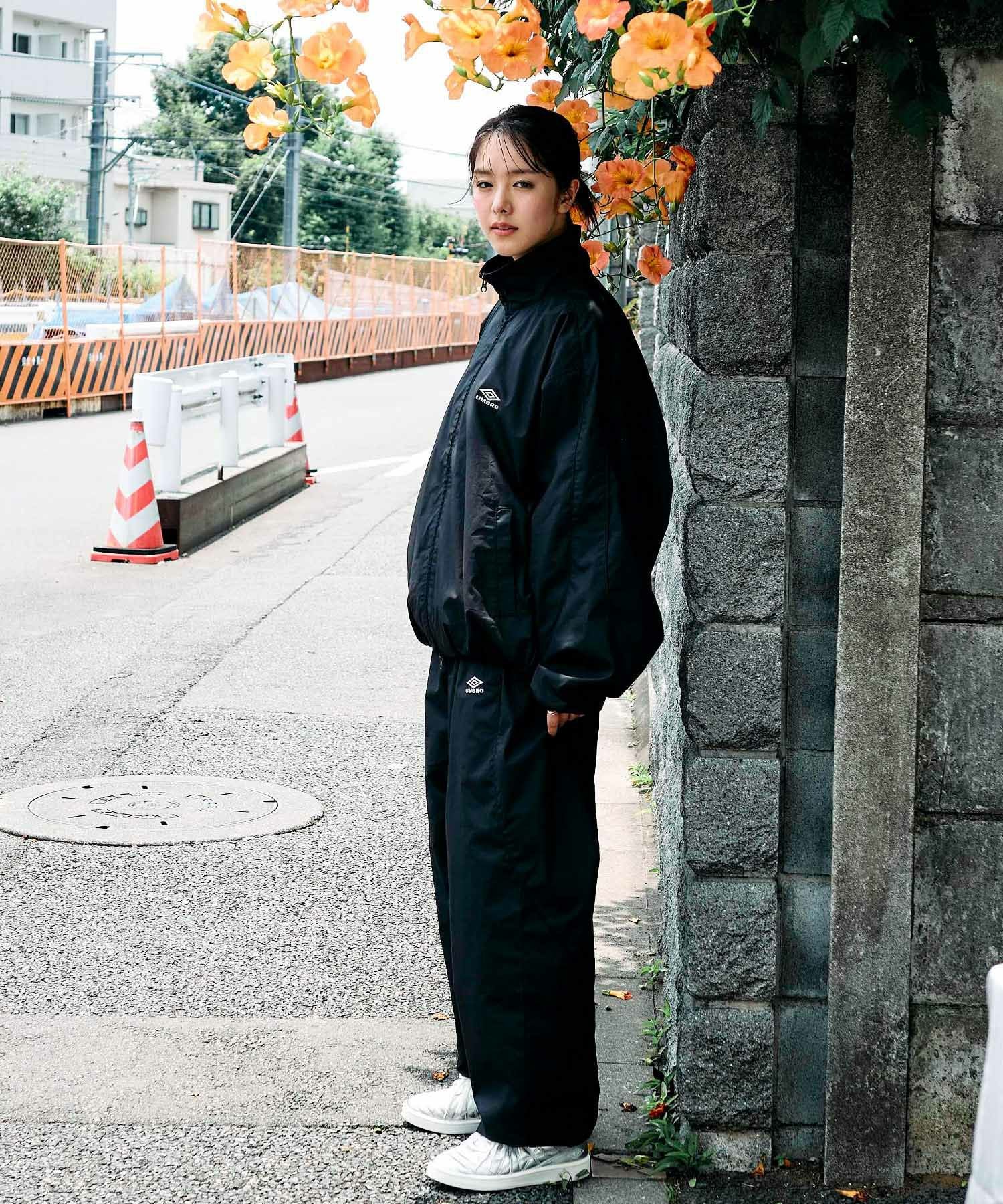 UMBRO×OPENING ACT トラックジャケット フェードブラック L UMBRO×OPENING ACT] Oversized Tracksuit Jacket | OPENING ACT