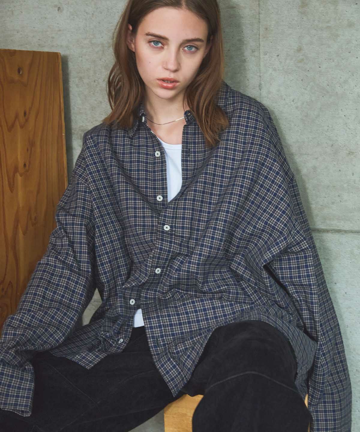 OPENING ACT] 7DAYS AUTUMN CHECK RELAX FIT SHIRT | OPENING ACT