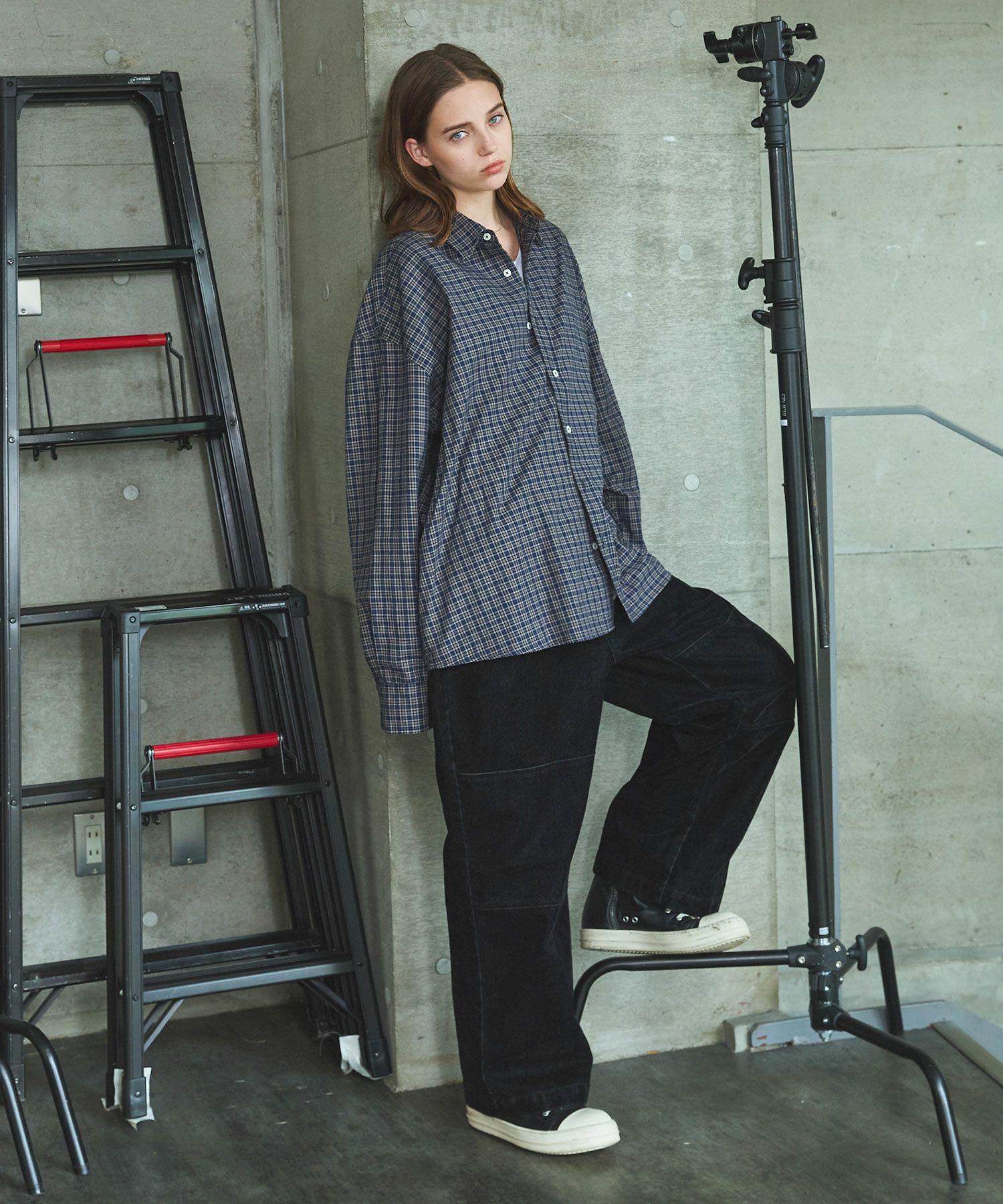 OPENING ACT] 7DAYS AUTUMN CHECK RELAX FIT SHIRT | OPENING ACT