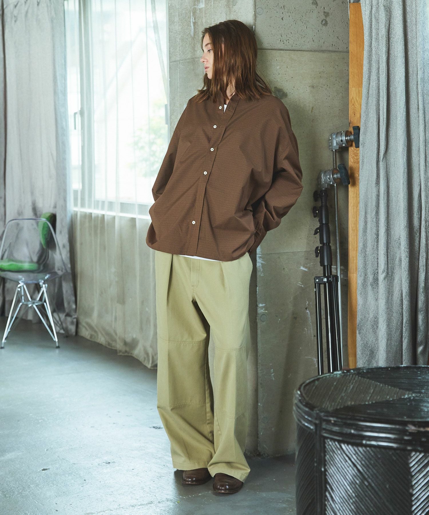 OPENING ACT] 7DAYS AUTUMN CHECK RELAX FIT SHIRT | OPENING ACT