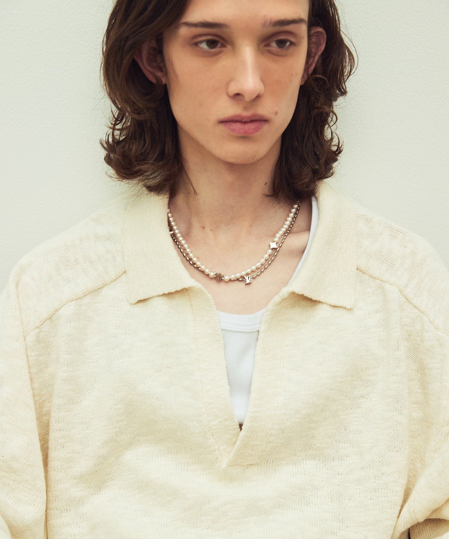 【希少品】Polo RalphLauren コットンスキッパーニット　オフ白 90s Polo by Ralph Lauren Skipper Cotton Knit Sweater | VOSTOK