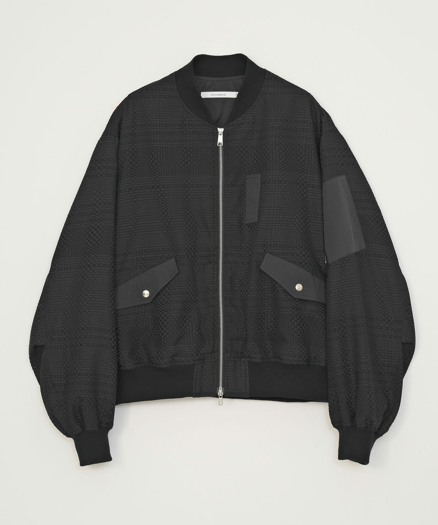 VICTIM] CHECK MA-1 JACKET 〓予約販売・2026年3月頃お届け予定