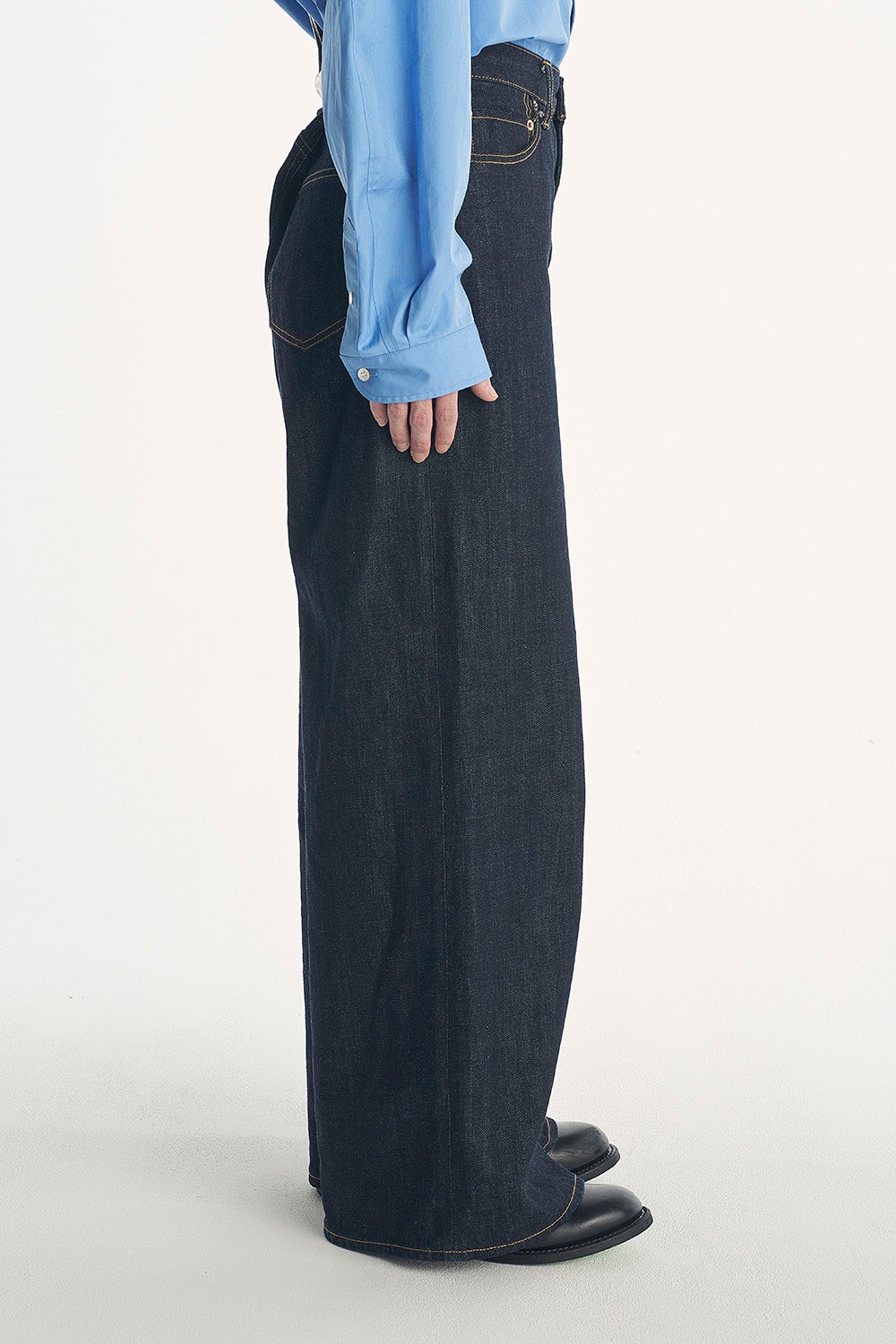 VICTIM×HAGUN] OW WIDE DENIM PANTS 〓予約販売・8月下旬〜9月