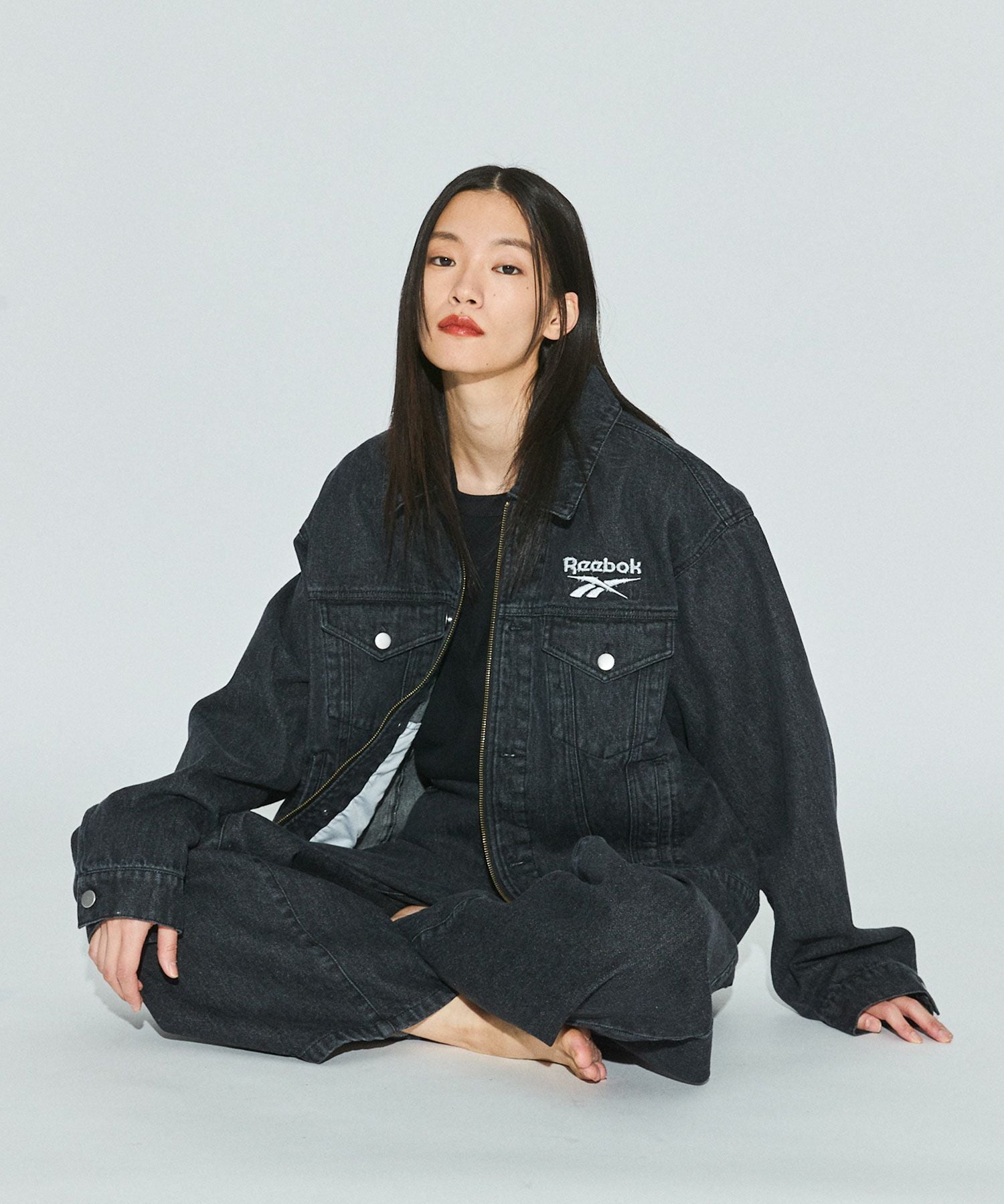 Reebok] デニムトラッカージップアップジャケット | OPENING ACT
