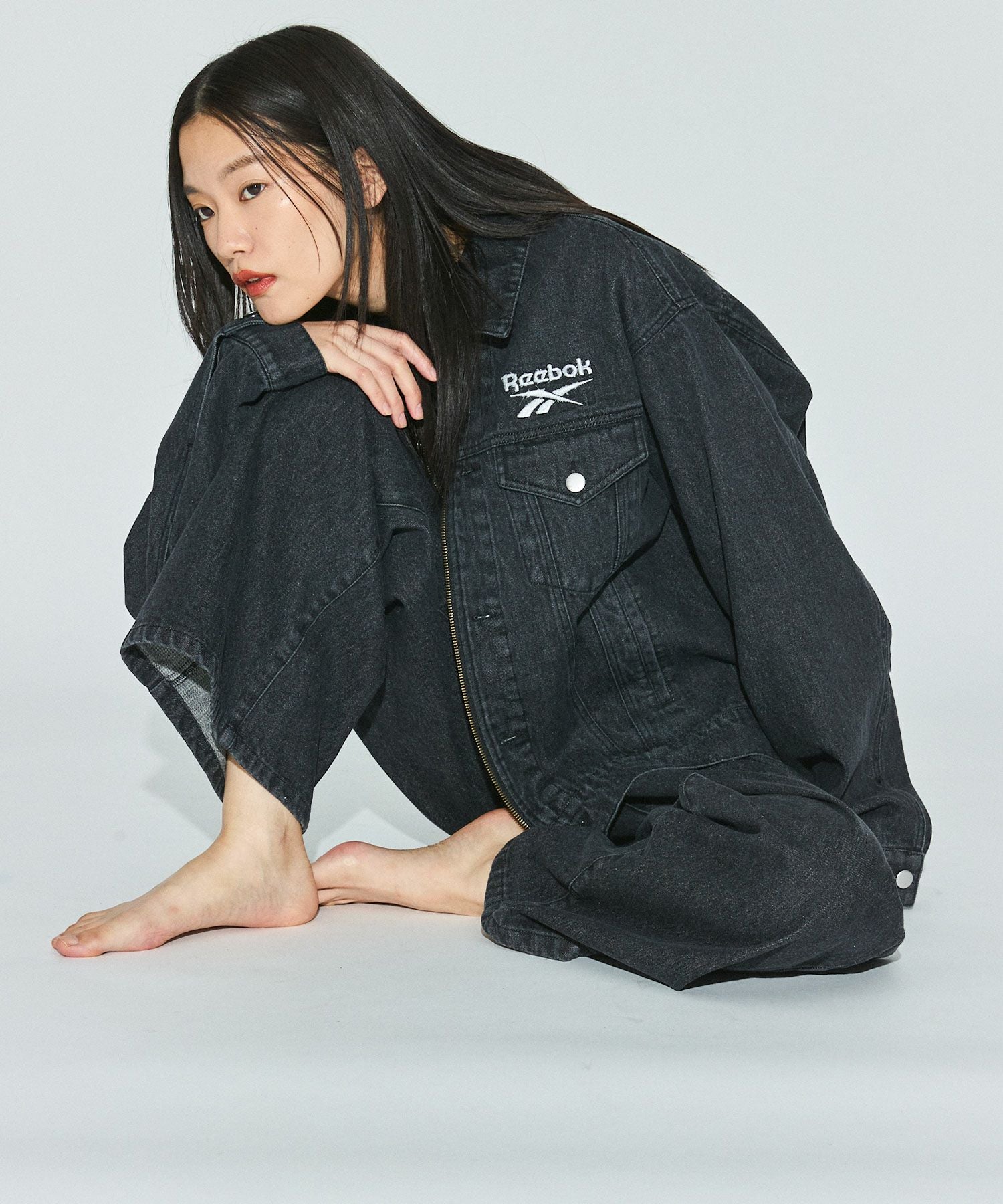 Reebok] デニムトラッカージップアップジャケット | OPENING ACT