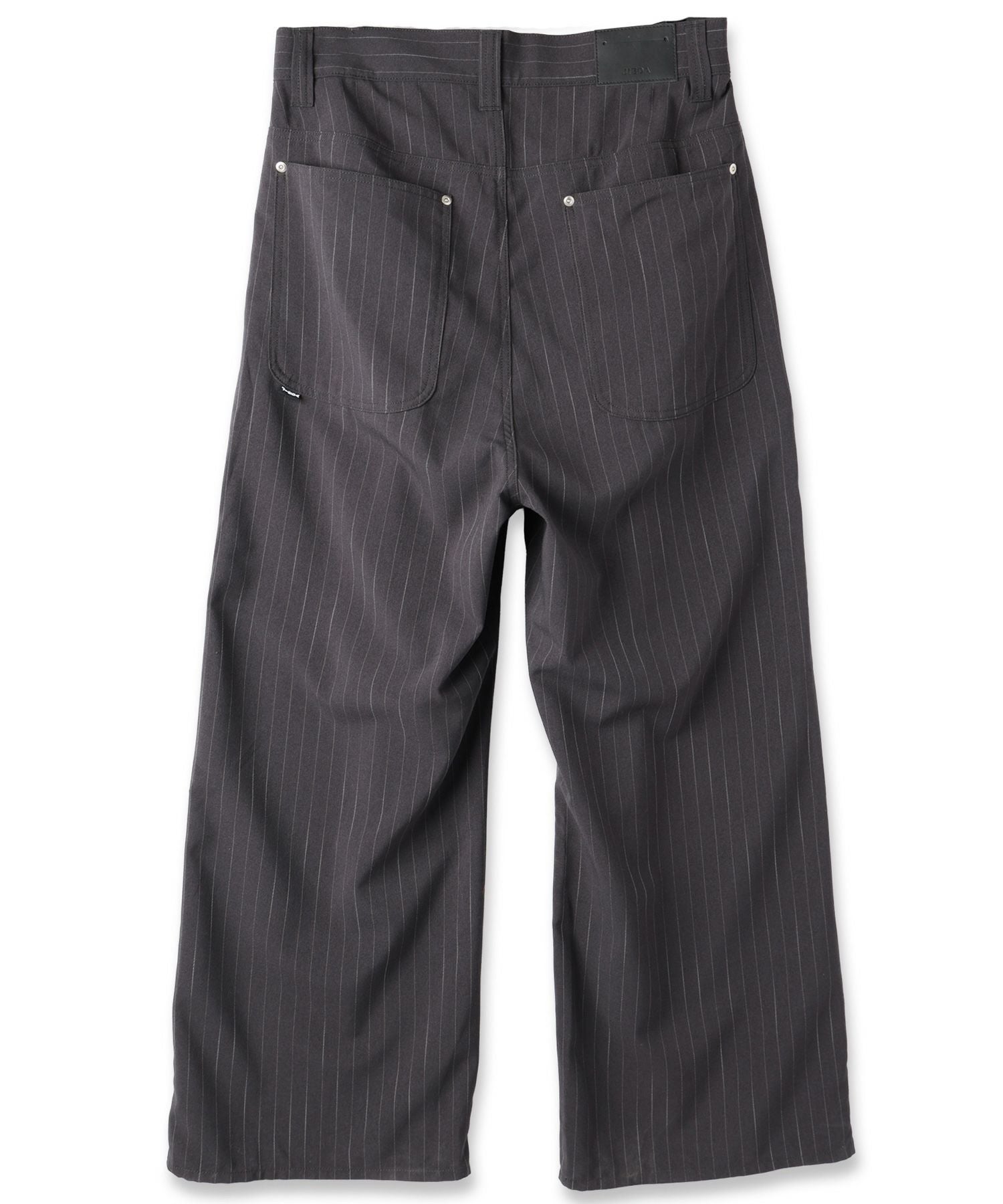 JieDa] STRIPE WIDE ONE TUCK PANTS | OPENING ACT