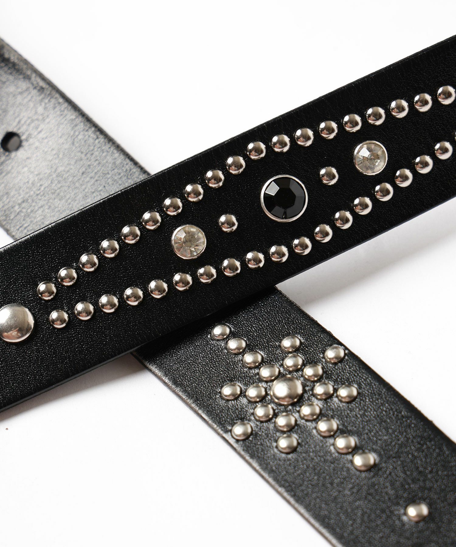 JieDa] WIDE STUDS BELT | OPENING ACT