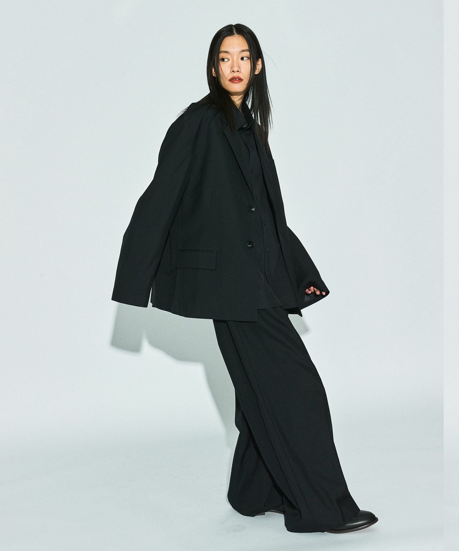OPENING ACT] 尾州ウールエクストラバギーストレートスラックス