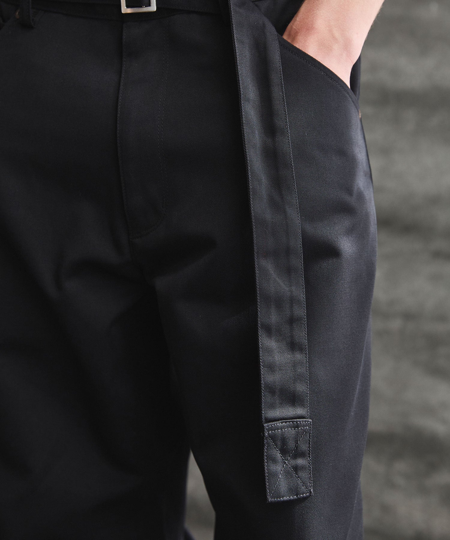 Dickies×OPENING ACT] ベルト付きツイストシームワイドTCツイルワーク
