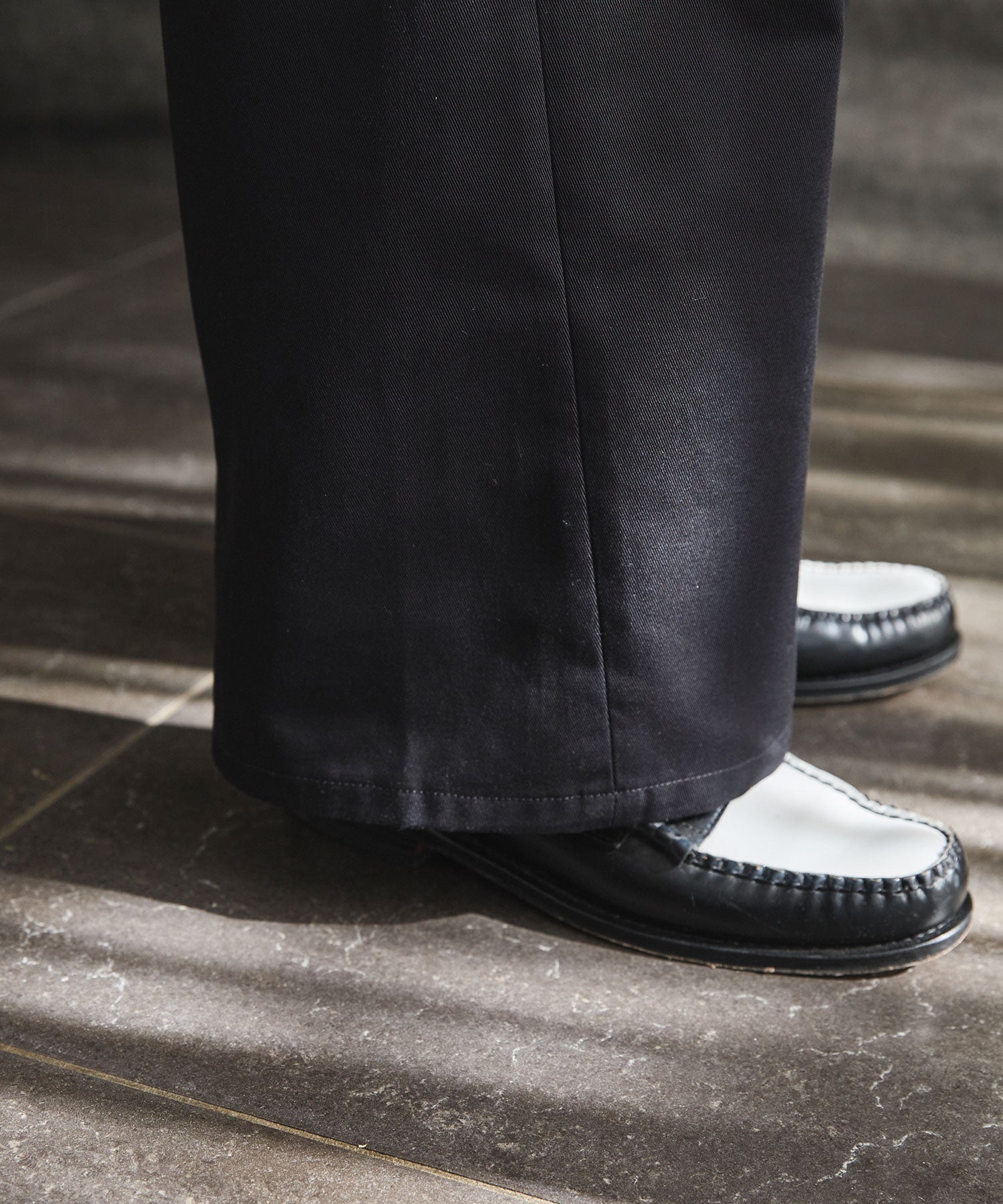 Dickies×OPENING ACT] ベルト付きツイストシームワイドTCツイルワーク