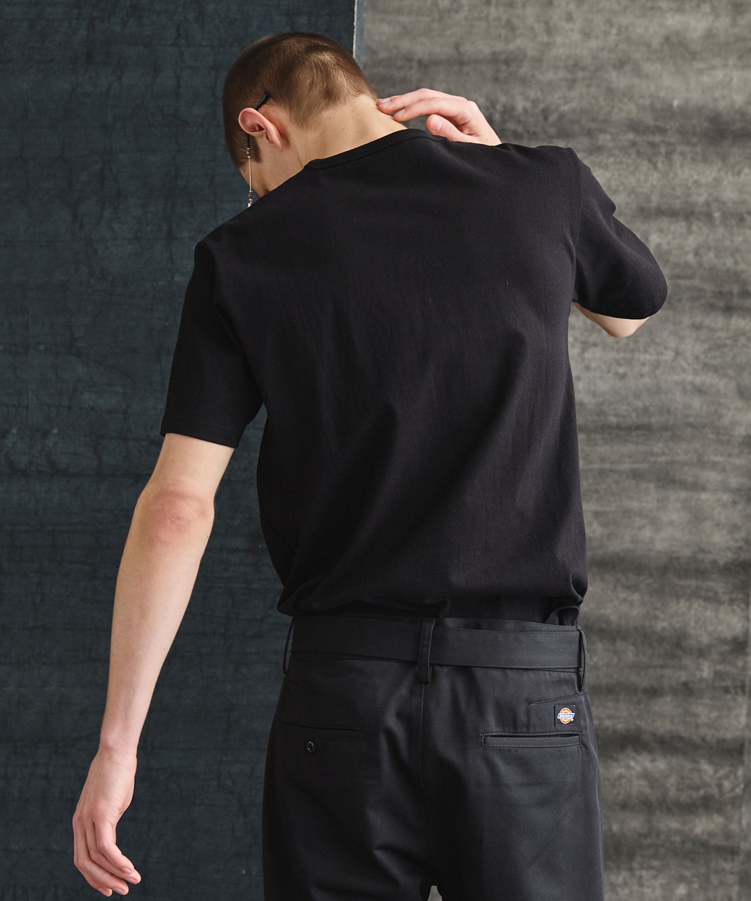 Dickies×OPENING ACT] ヘンリーネックコンパクトTシャツ 〓予約販売・7