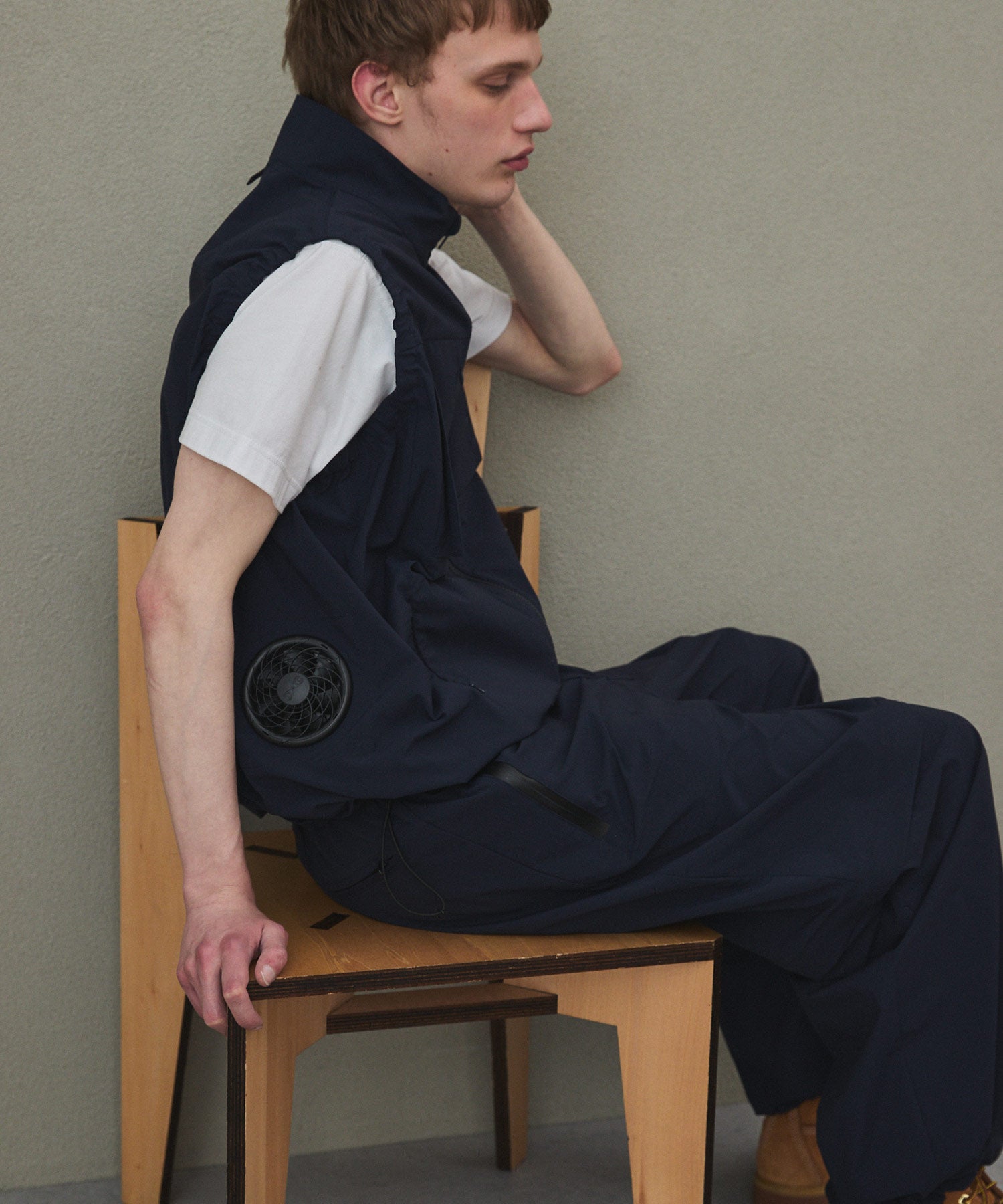 空調服® × OPENING ACT] シワ防止シティテック 空調服®