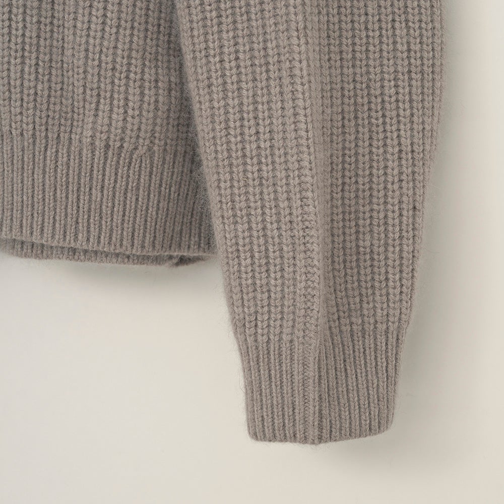 VICTIM] RACCON HALF ZIP KNIT 〓予約販売・10月頃お届け予定