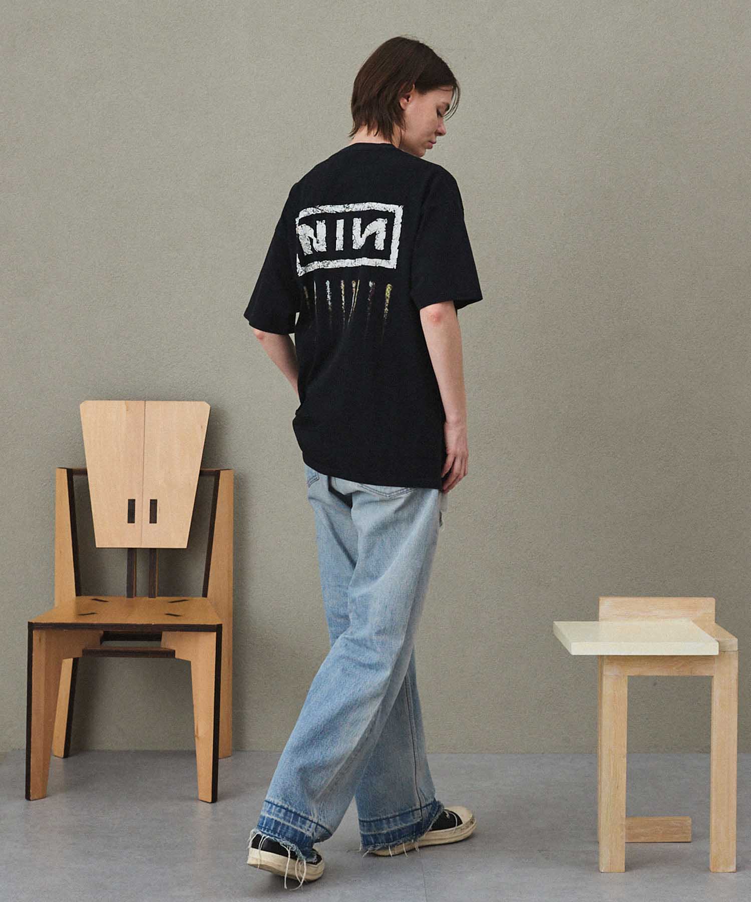 ナイインチネイルズNine Inch Nails Tシャツ ペンキ雰囲気ヤバ⚡️⚡️ Nine Inch Nails] Nine Inch Nails T shirt 〓予約販売・7月頃お届け