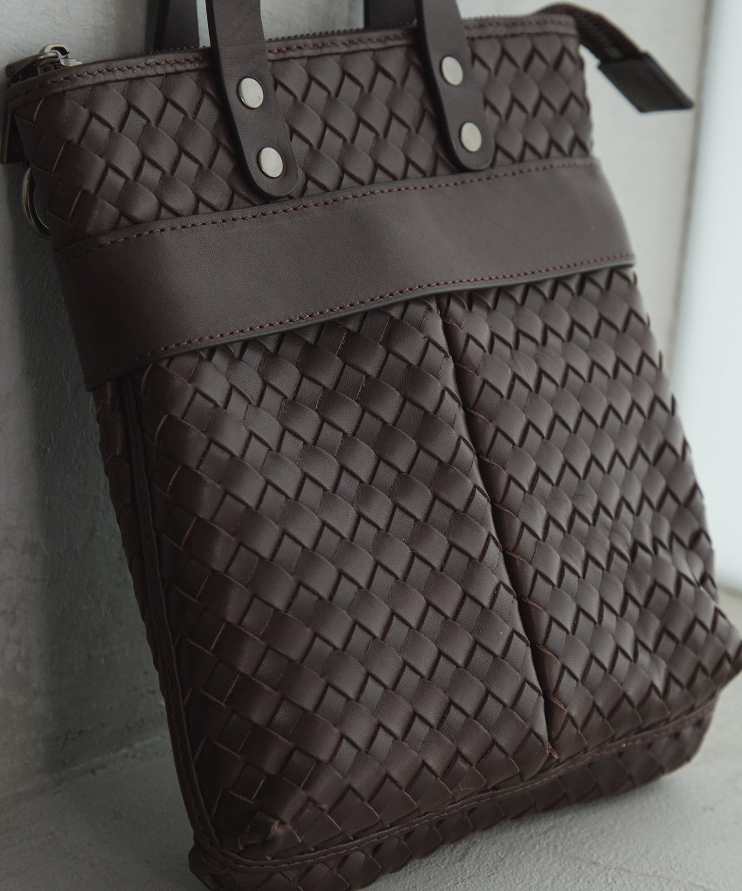 OPENING ACT] リアルカウレザーイントレチャートビッグショルダー