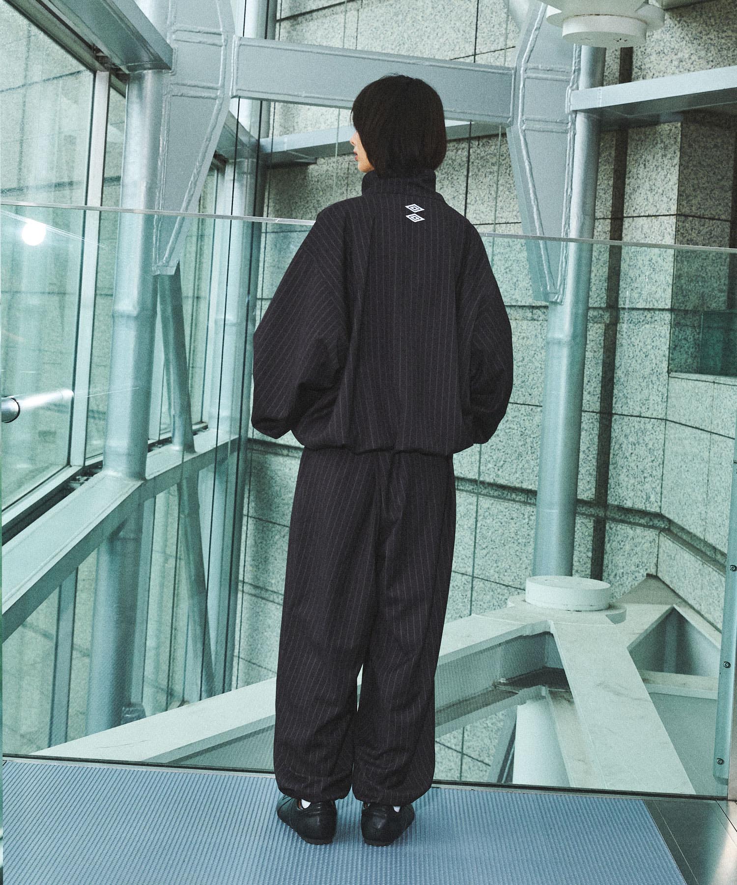 UMBRO×OPENING ACT] Oversized Stripe Tracksuit Jacket 〓予約販売・9