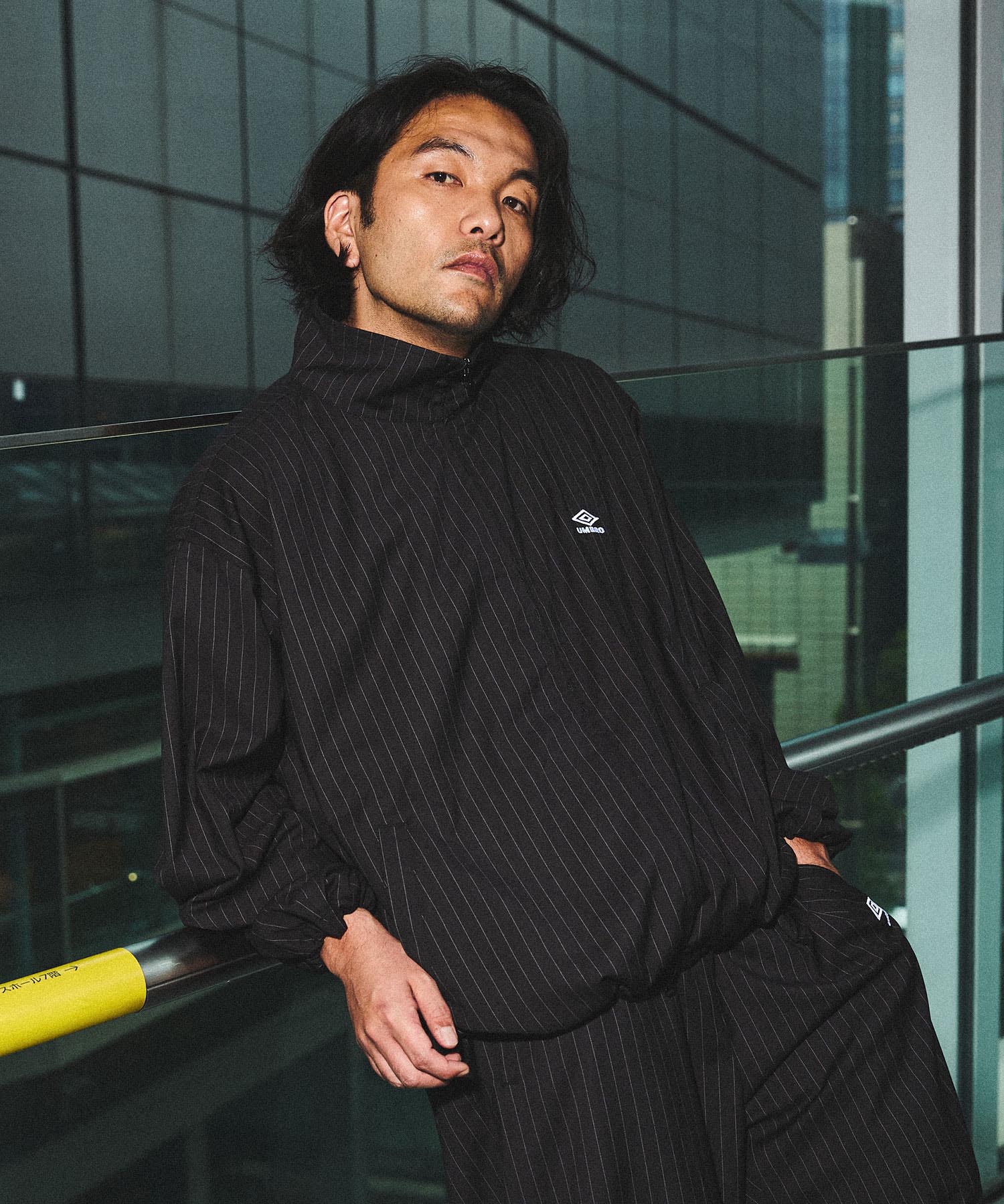 UMBRO×OPENING ACT] Oversized Stripe Tracksuit Jacket 〓予約販売・9