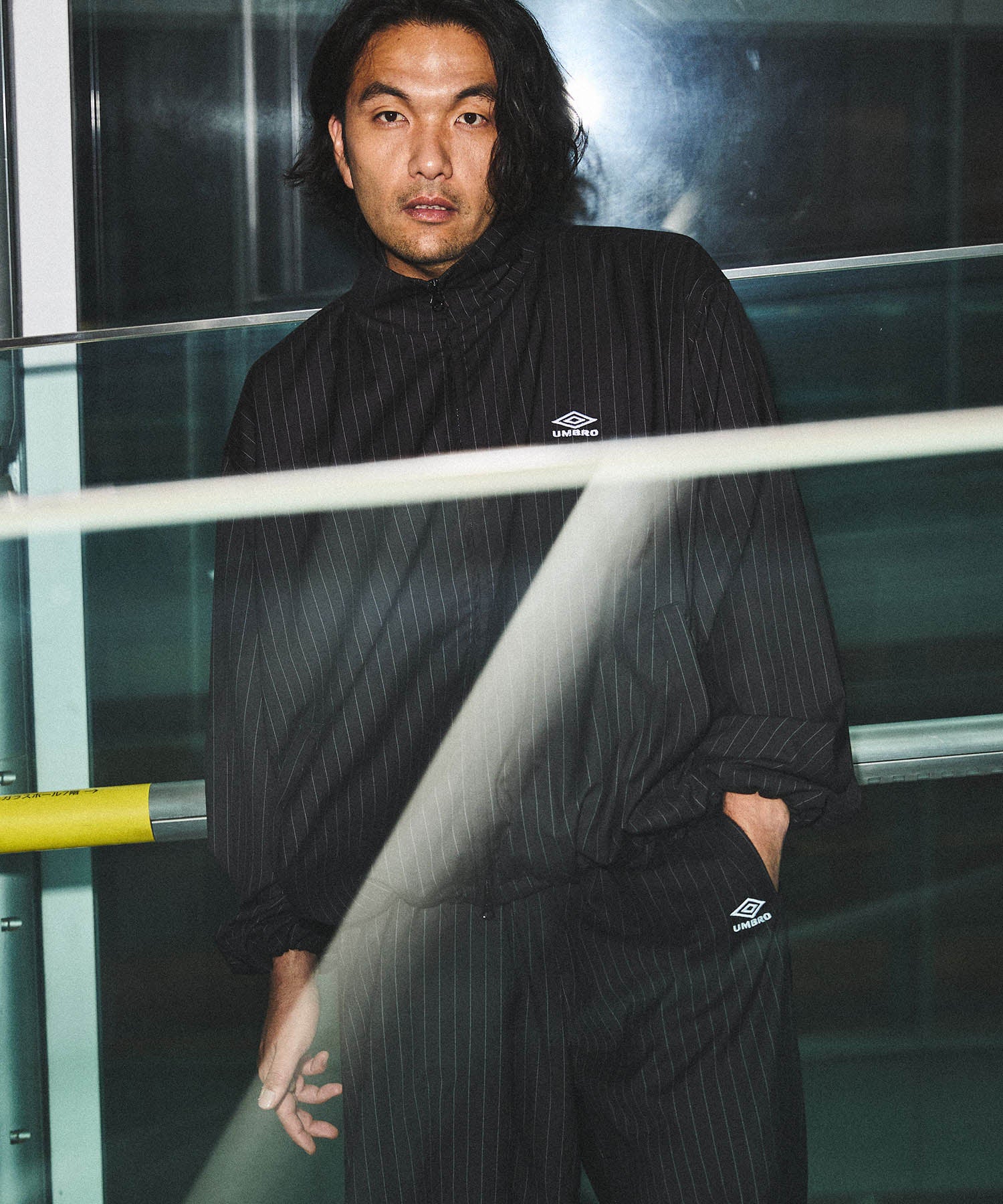 UMBRO×OPENING ACT] Oversized Stripe Tracksuit Jacket 〓予約販売・9