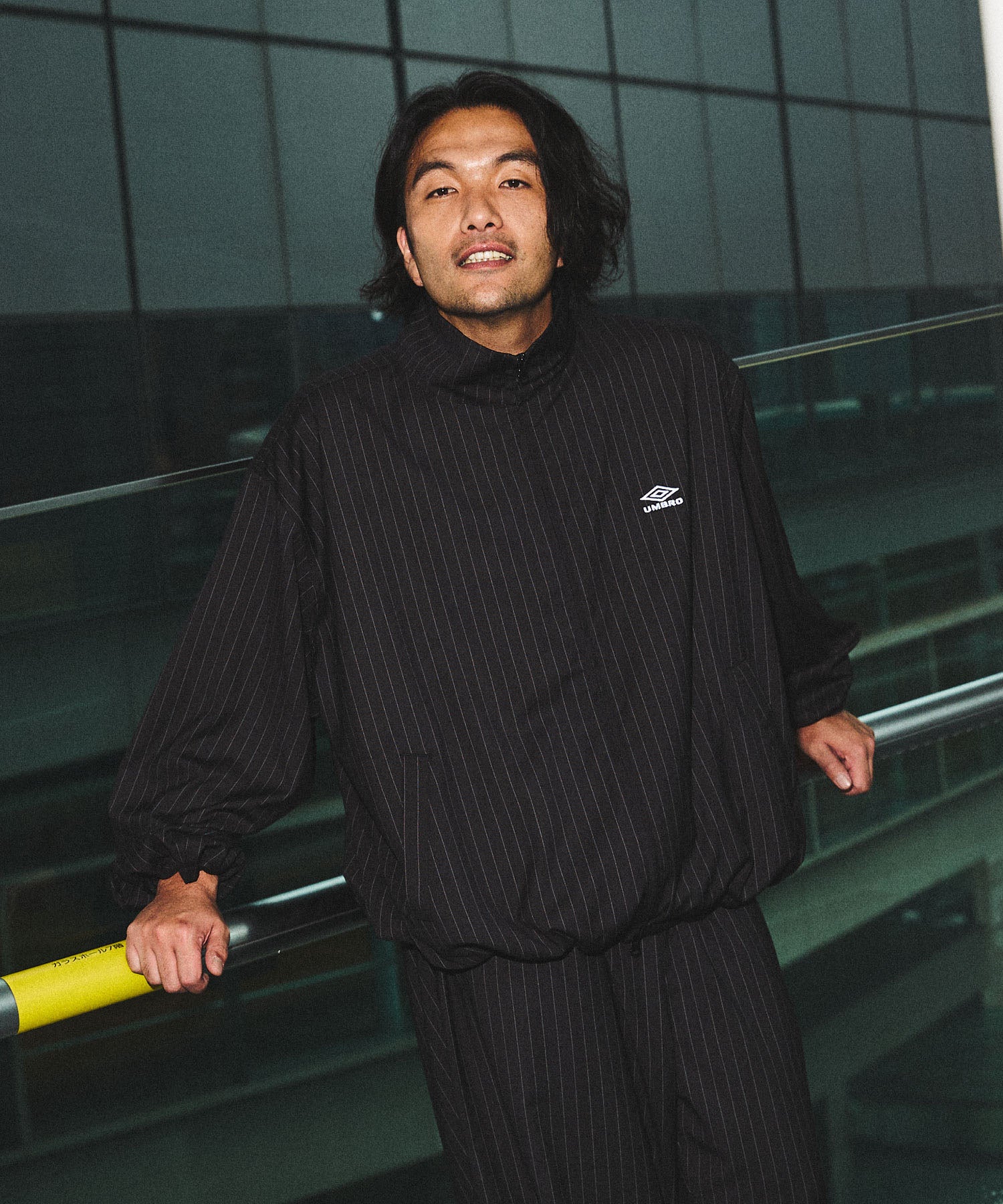 UMBRO×OPENING ACT] Oversized Stripe Tracksuit Jacket 〓予約販売・9