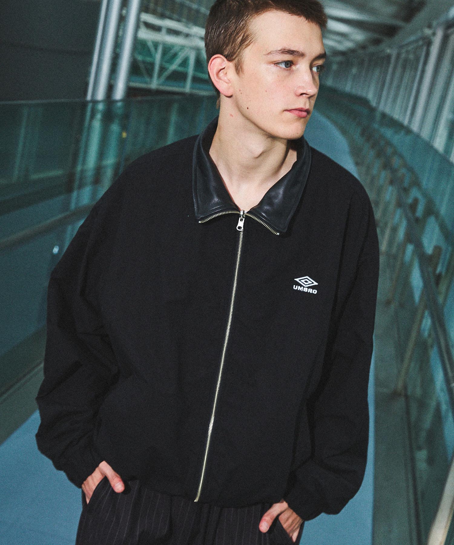 UMBRO×OPENING ACT] Leather Collar Reversible Jacket 〓予約販売・9