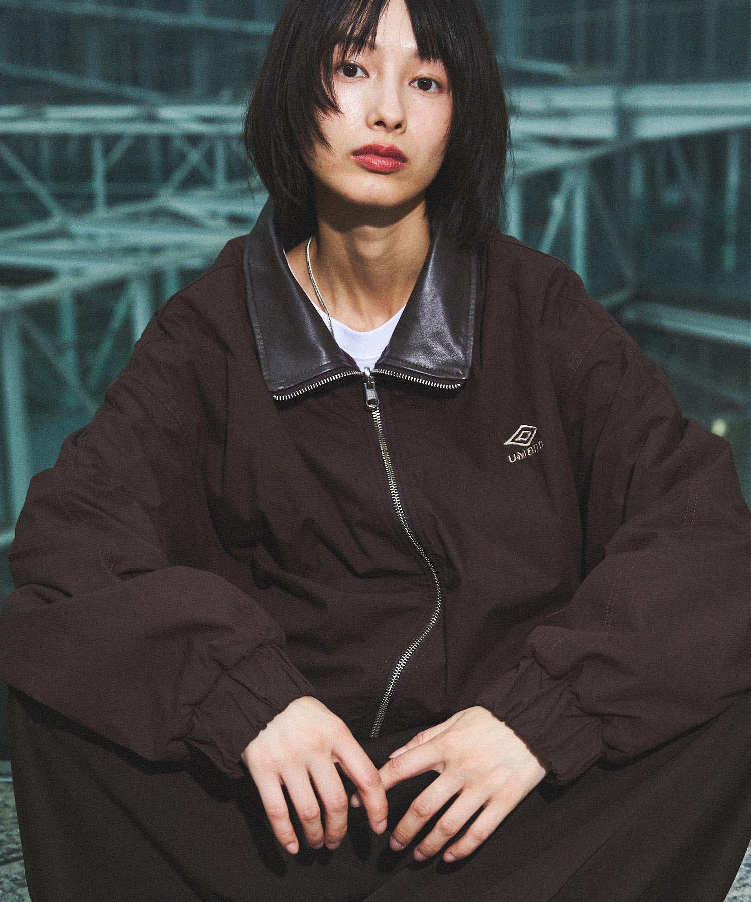 UMBRO×OPENING ACT] Leather Collar Reversible Jacket 〓予約販売・9