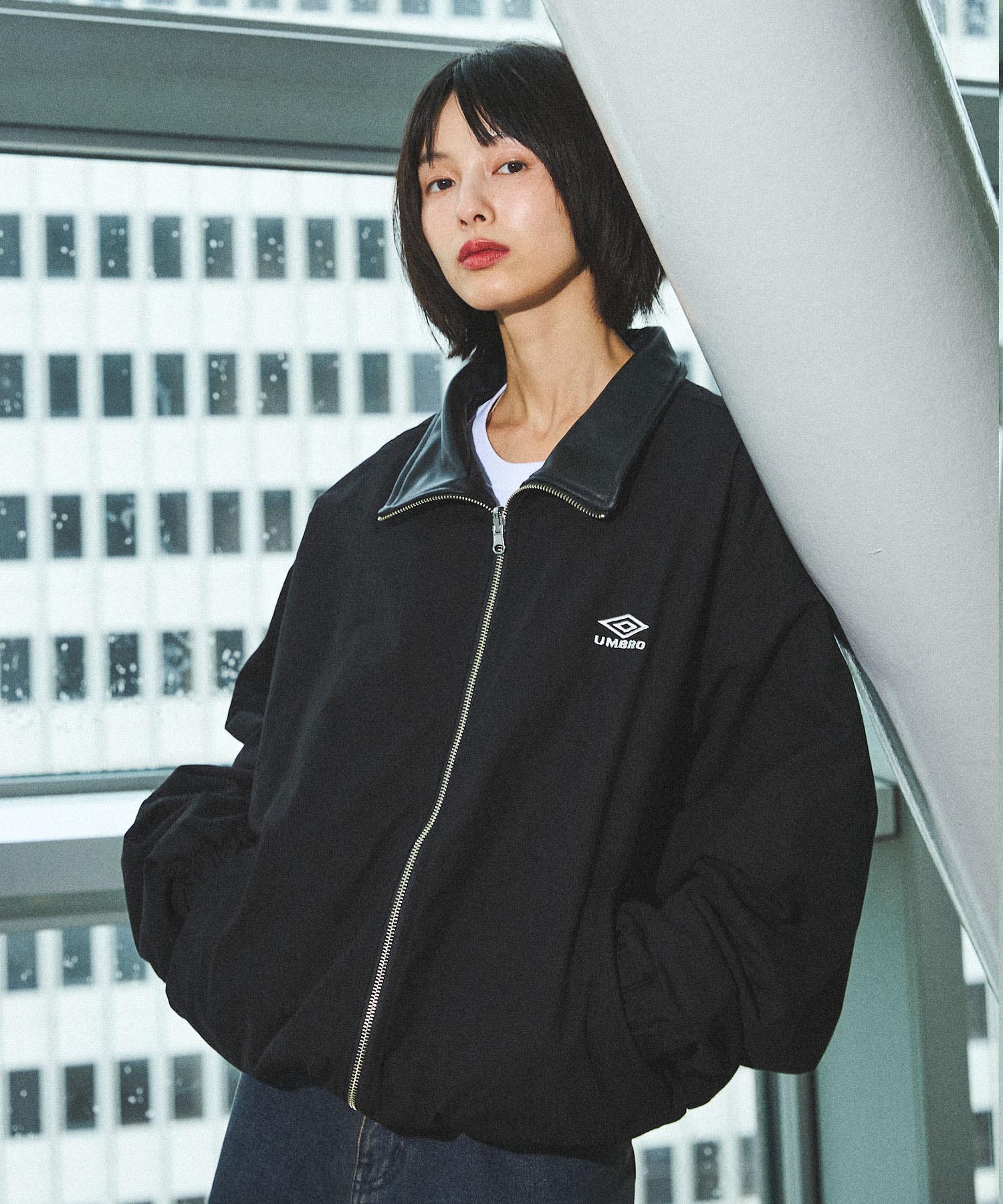 UMBRO×OPENING ACT] Leather Collar Reversible Jacket 〓予約販売・9