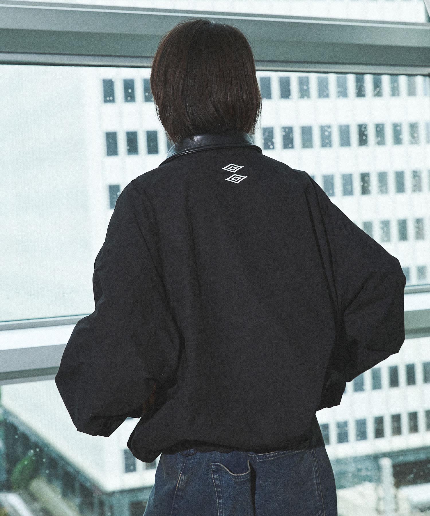 UMBRO×OPENING ACT] Leather Collar Reversible Jacket 〓予約販売・9