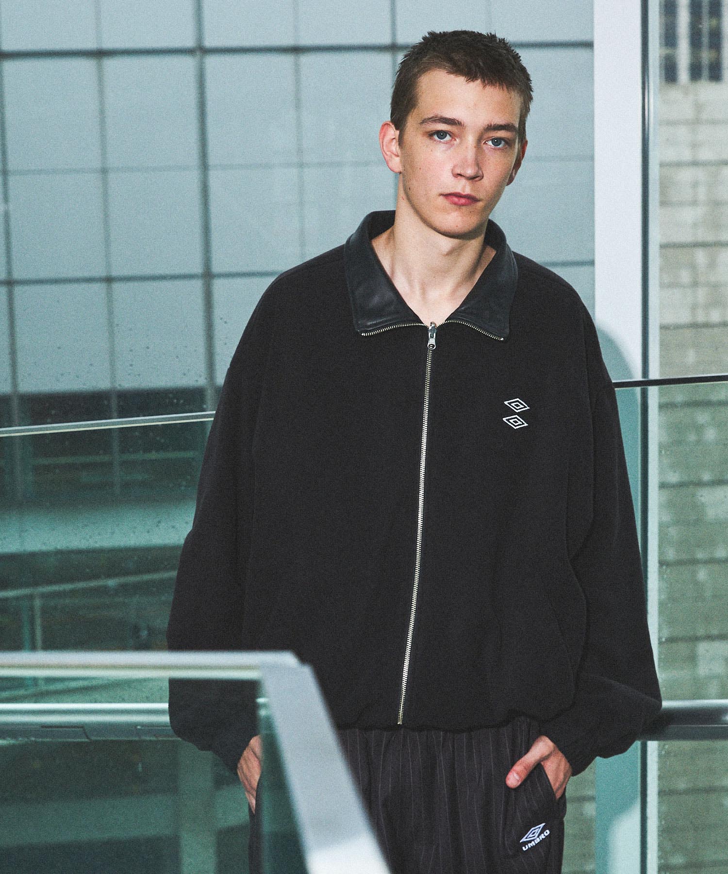 UMBRO×OPENING ACT] Leather Collar Reversible Jacket 〓予約販売・9