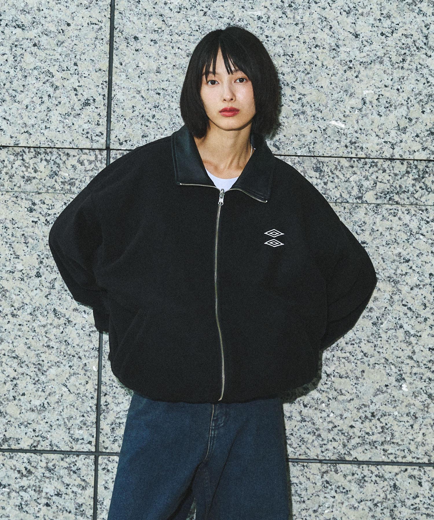 UMBRO×OPENING ACT] Leather Collar Reversible Jacket 〓予約販売・9